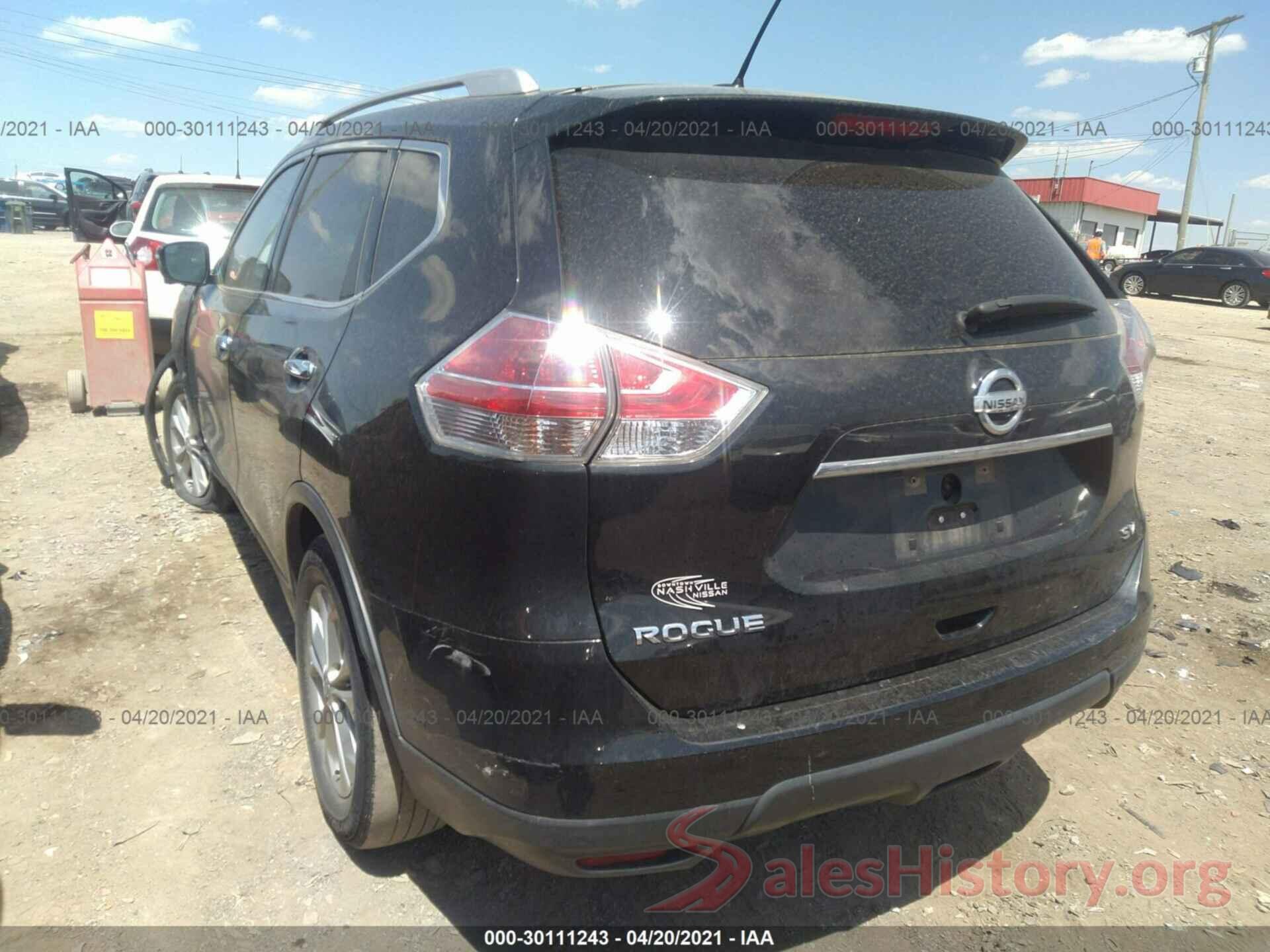 KNMAT2MT7GP734390 2016 NISSAN ROGUE