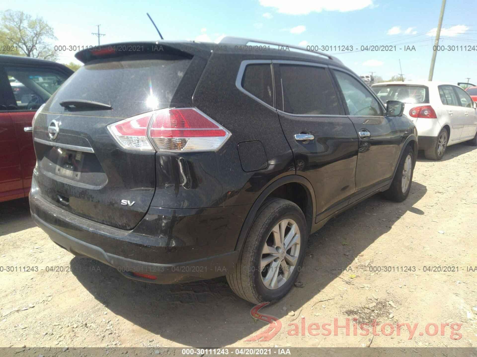 KNMAT2MT7GP734390 2016 NISSAN ROGUE