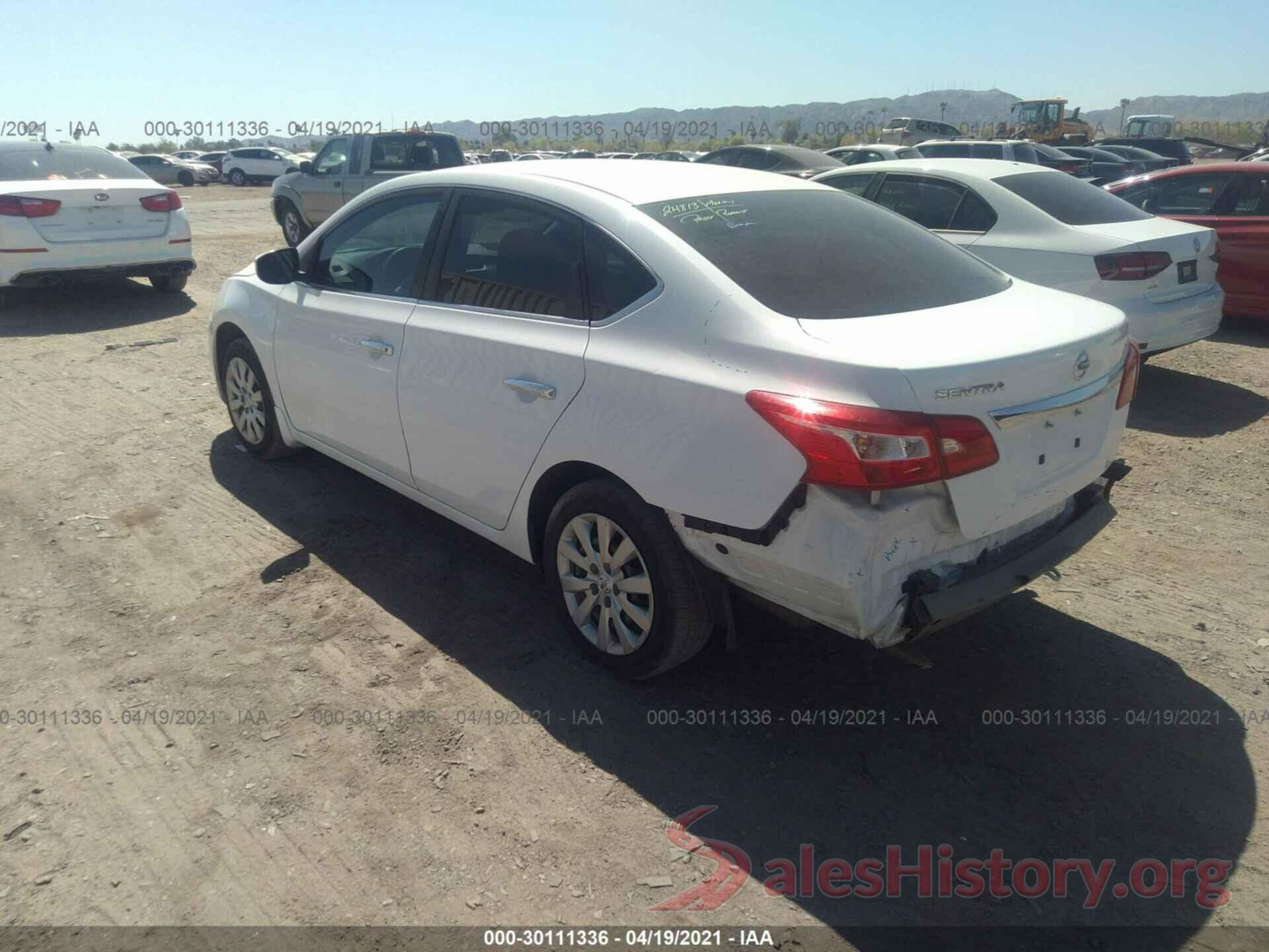 3N1AB7AP3HY223835 2017 NISSAN SENTRA