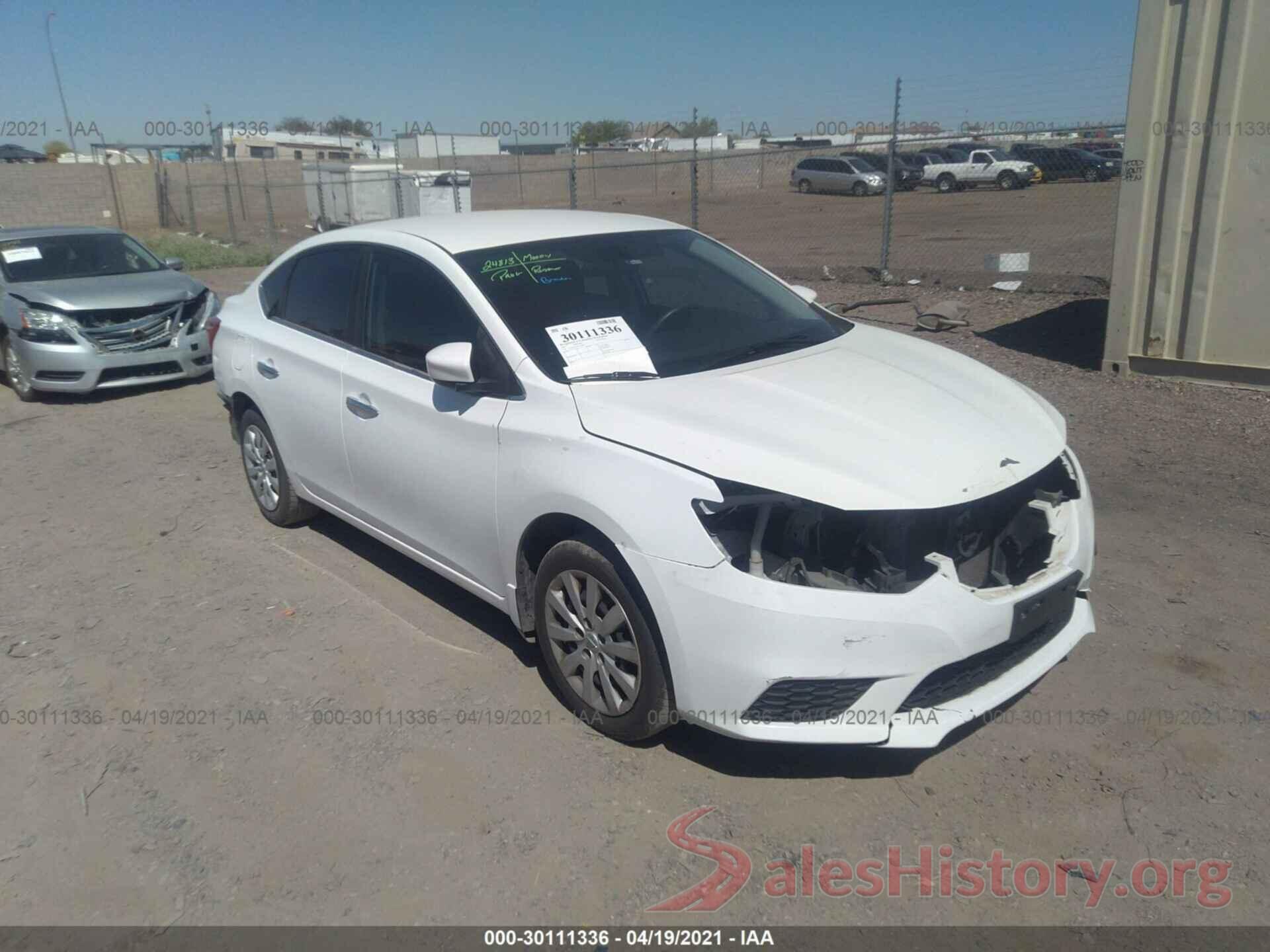 3N1AB7AP3HY223835 2017 NISSAN SENTRA