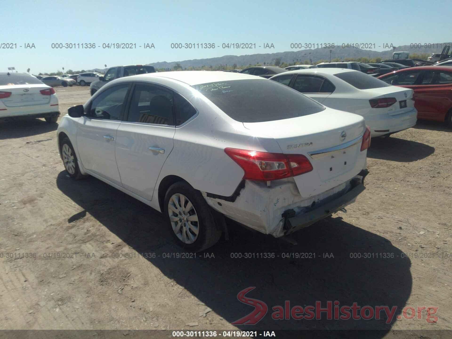 3N1AB7AP3HY223835 2017 NISSAN SENTRA