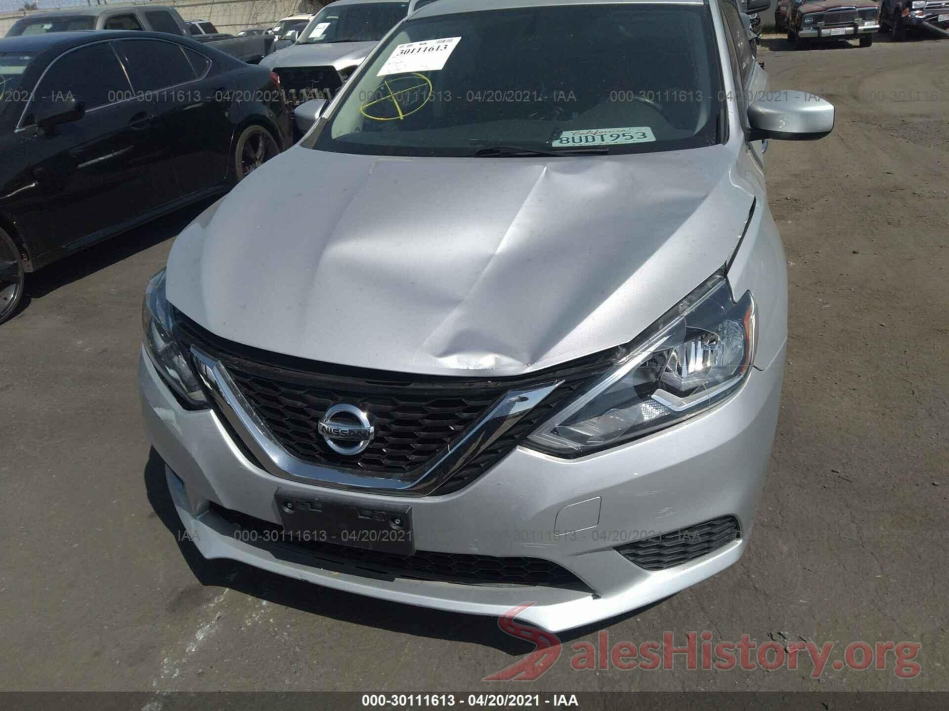 3N1AB7AP0HY321186 2017 NISSAN SENTRA