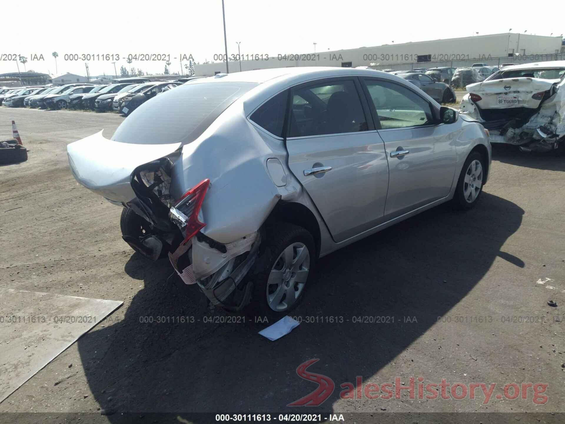 3N1AB7AP0HY321186 2017 NISSAN SENTRA