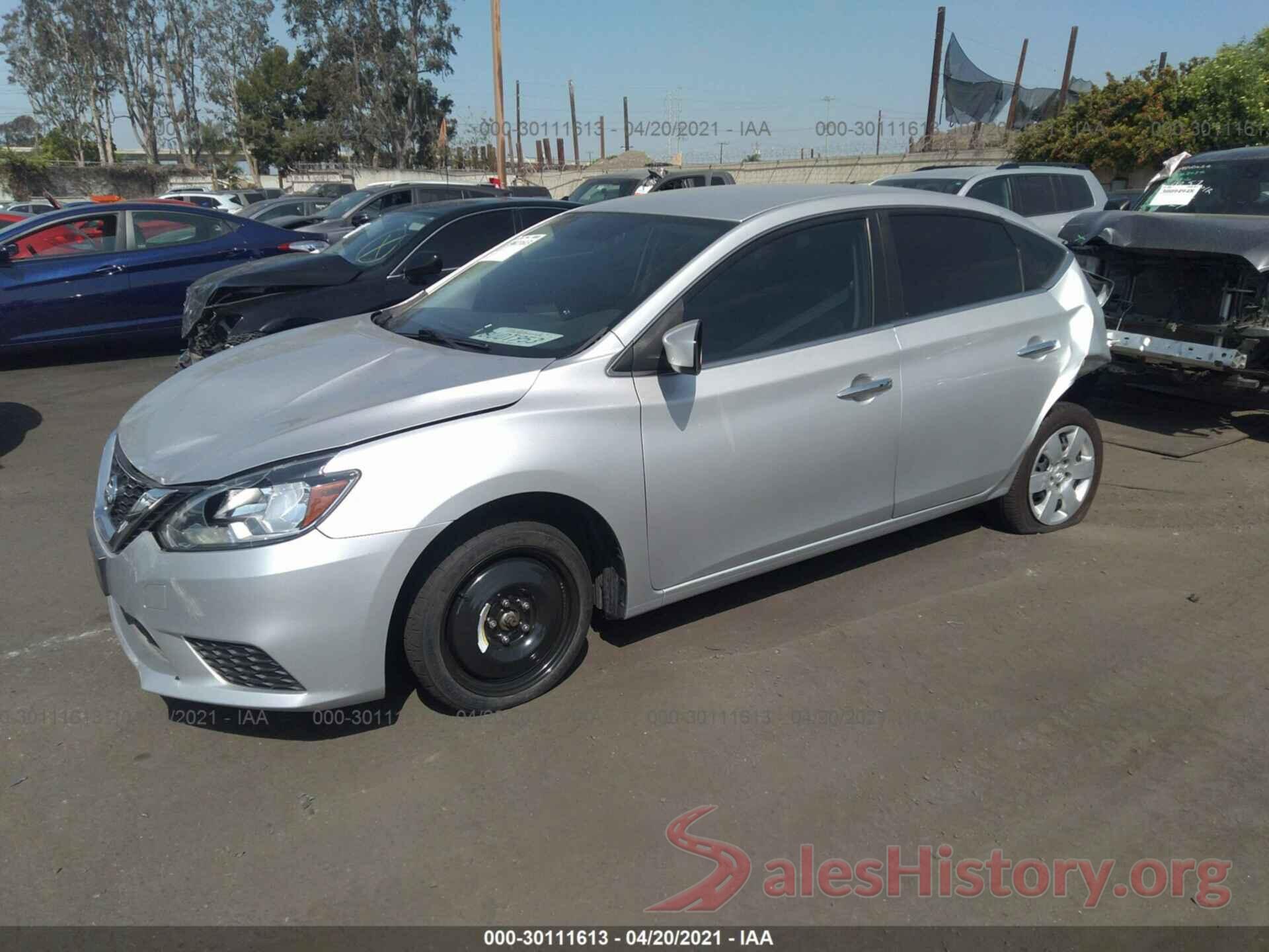 3N1AB7AP0HY321186 2017 NISSAN SENTRA