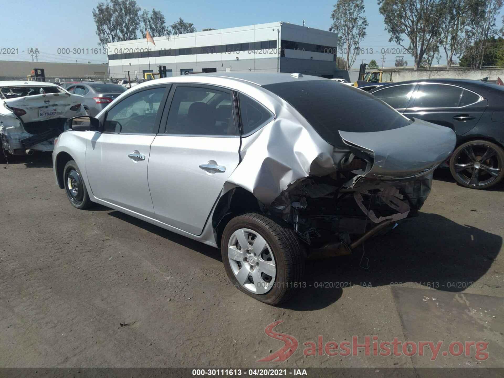 3N1AB7AP0HY321186 2017 NISSAN SENTRA