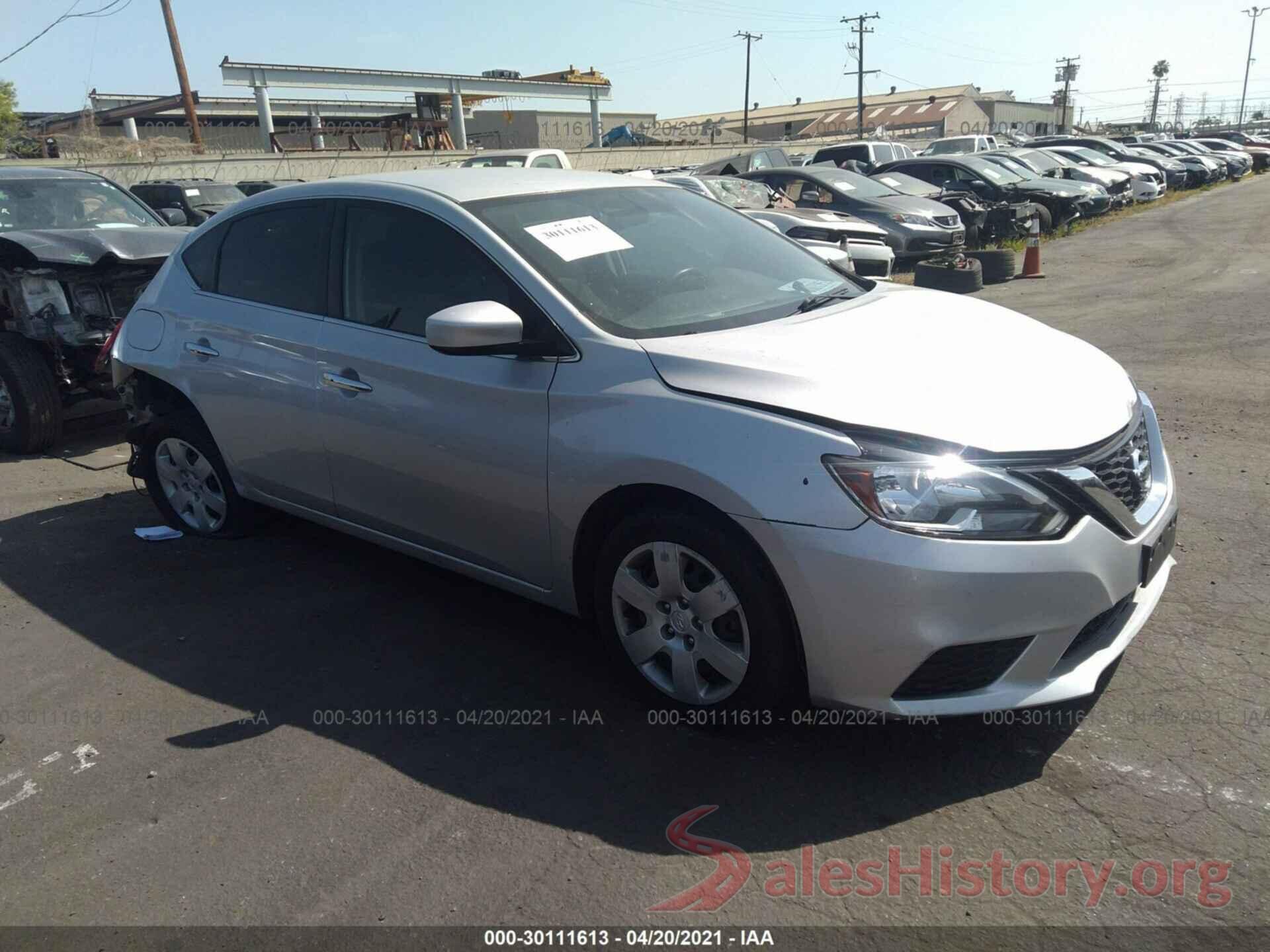 3N1AB7AP0HY321186 2017 NISSAN SENTRA