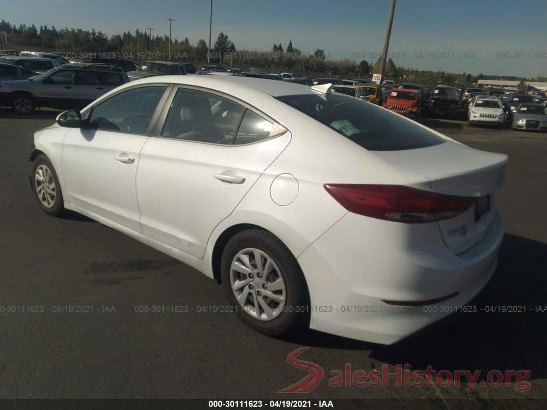 5NPD74LF1HH209461 2017 HYUNDAI ELANTRA