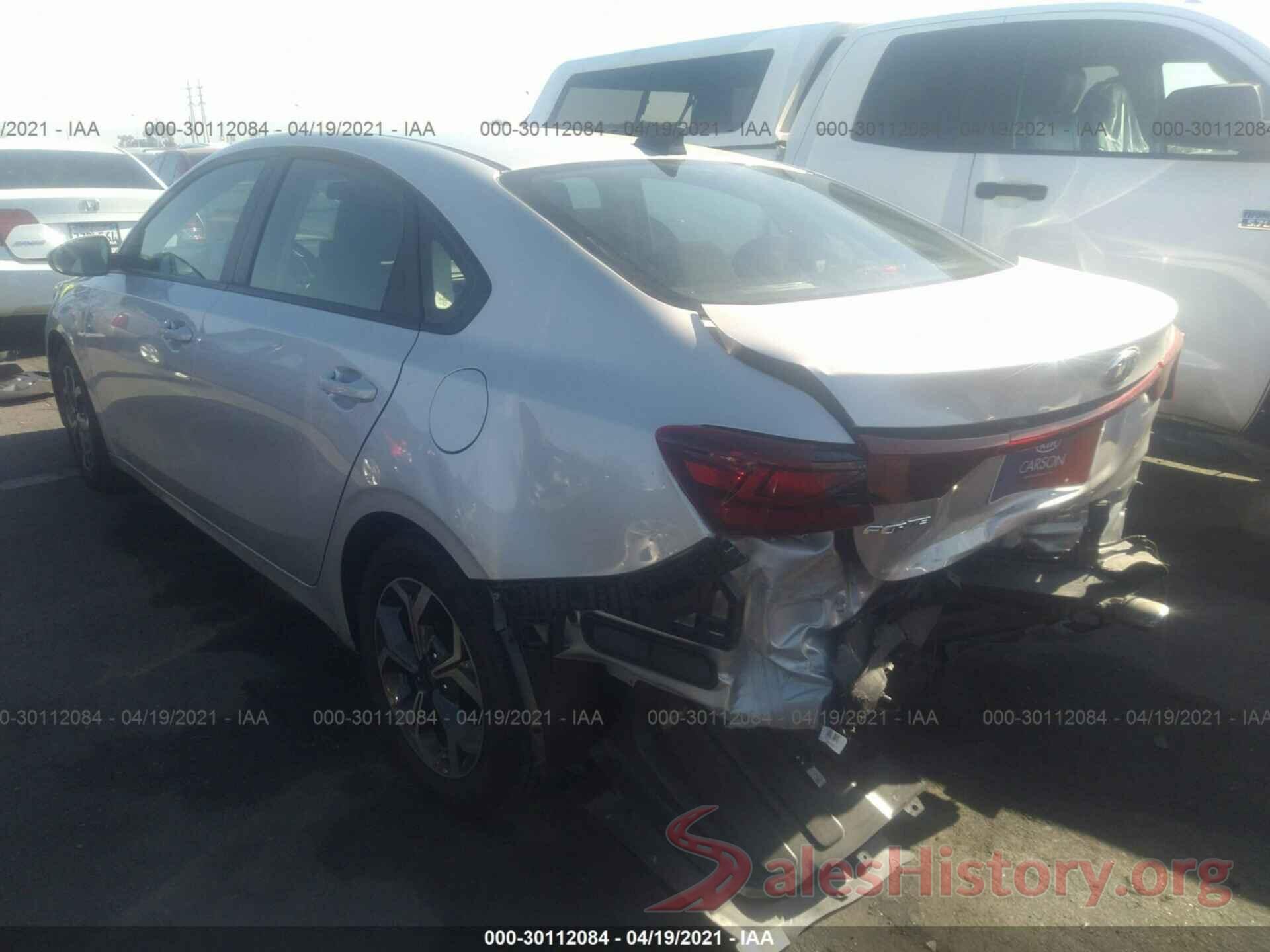 3KPF24AD1LE174894 2020 KIA FORTE