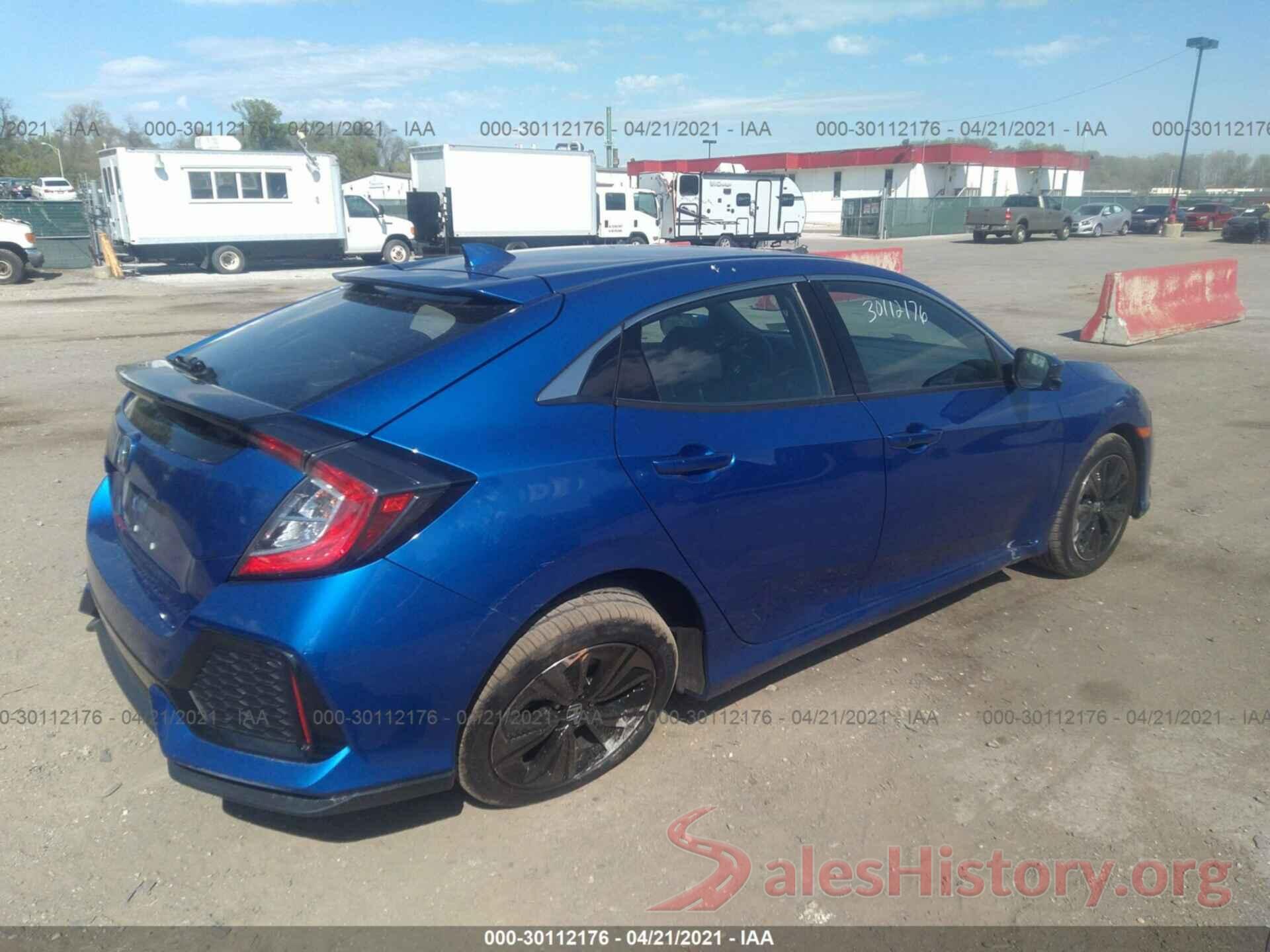 SHHFK7H53HU217101 2017 HONDA CIVIC HATCHBACK