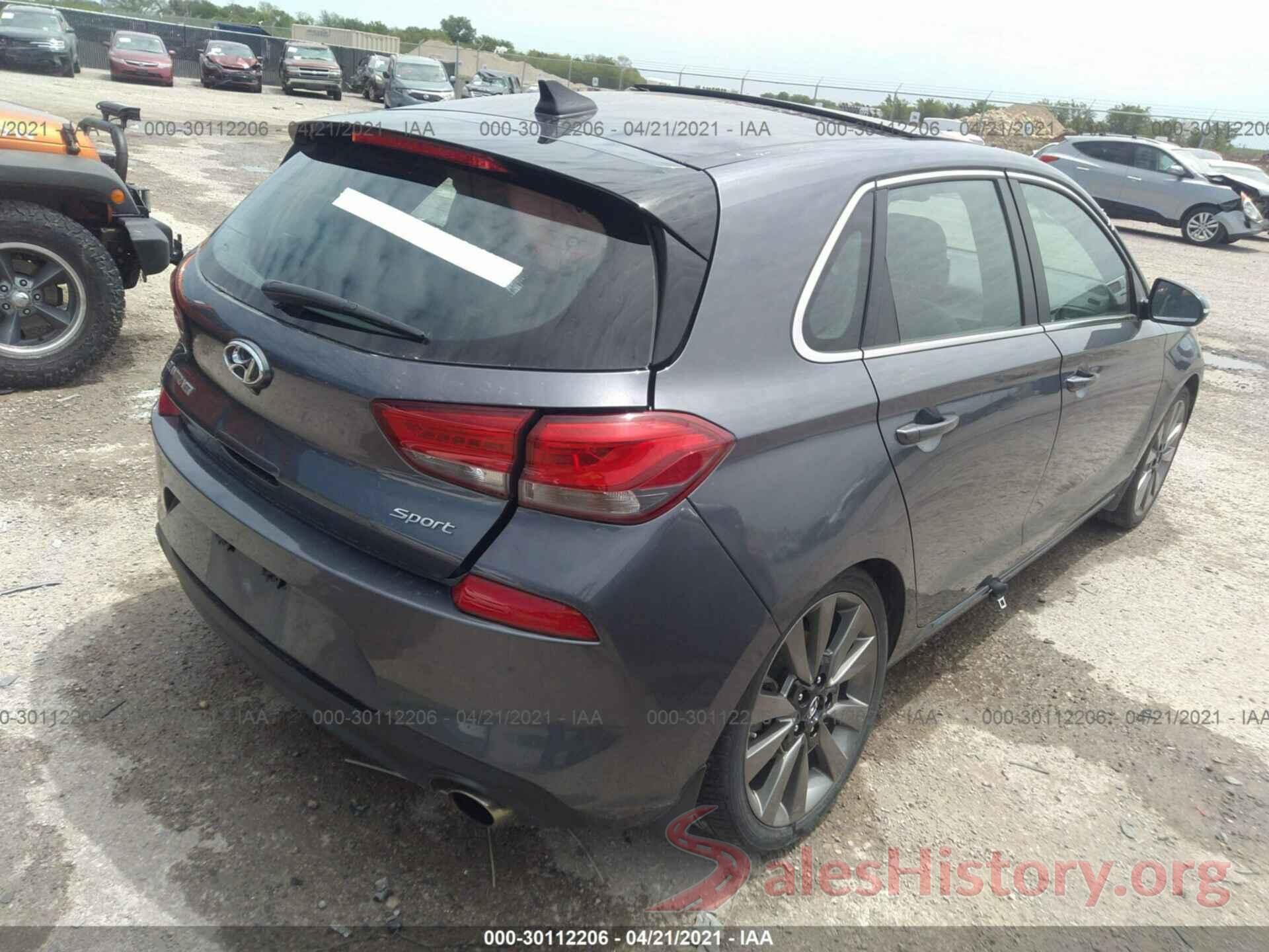 KMHH55LCXJU018437 2018 HYUNDAI ELANTRA GT