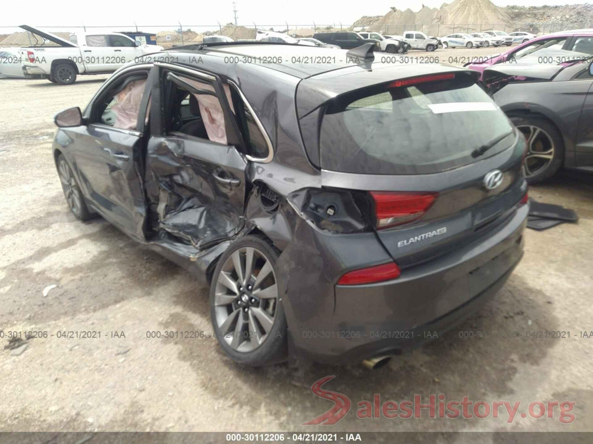 KMHH55LCXJU018437 2018 HYUNDAI ELANTRA GT