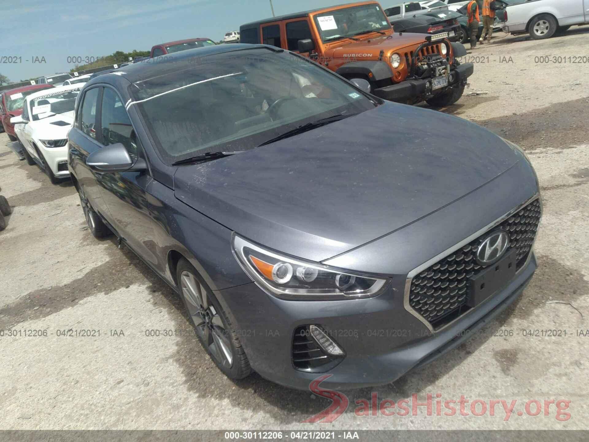 KMHH55LCXJU018437 2018 HYUNDAI ELANTRA GT