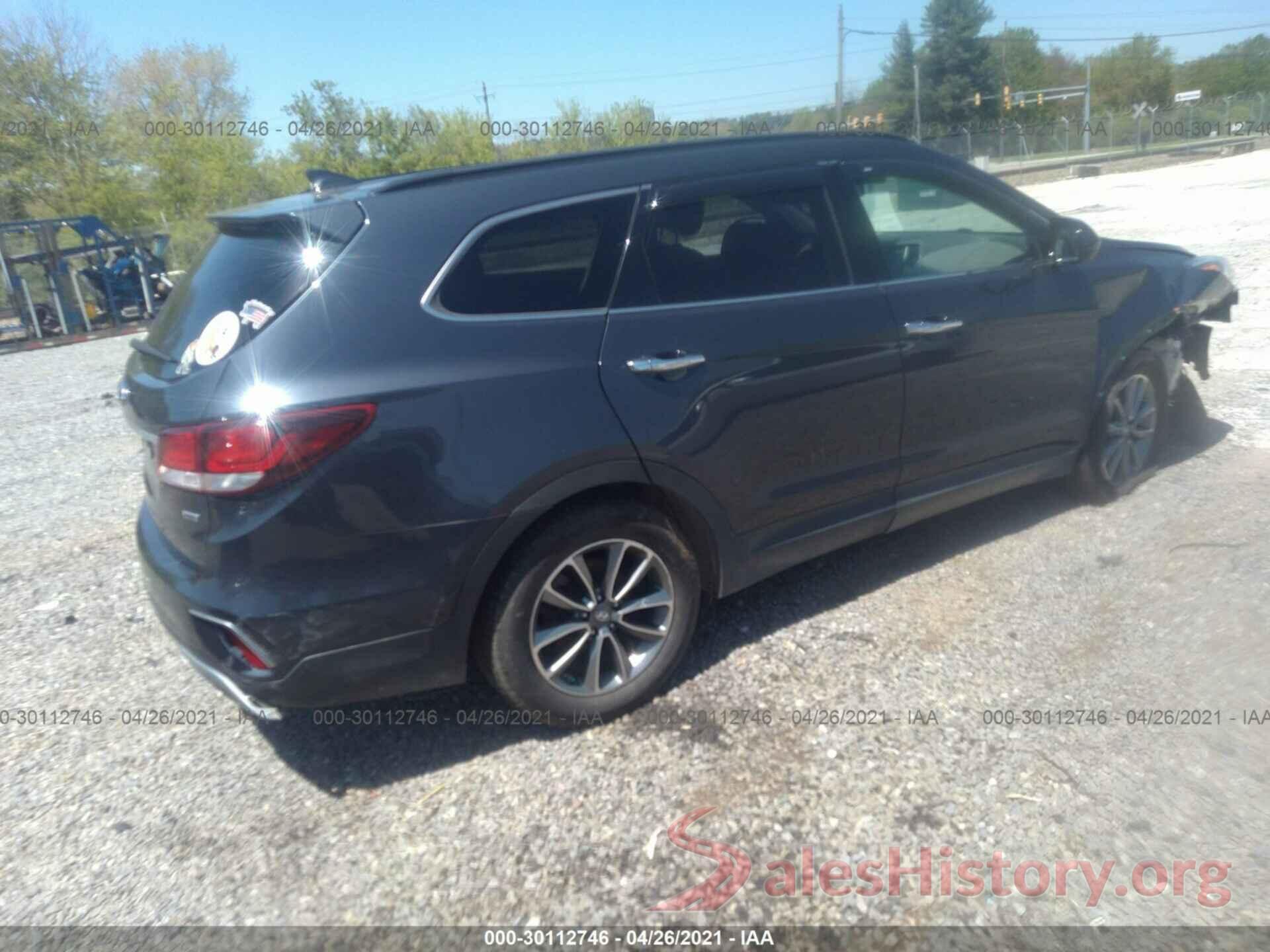 KM8SMDHF7HU190702 2017 HYUNDAI SANTA FE