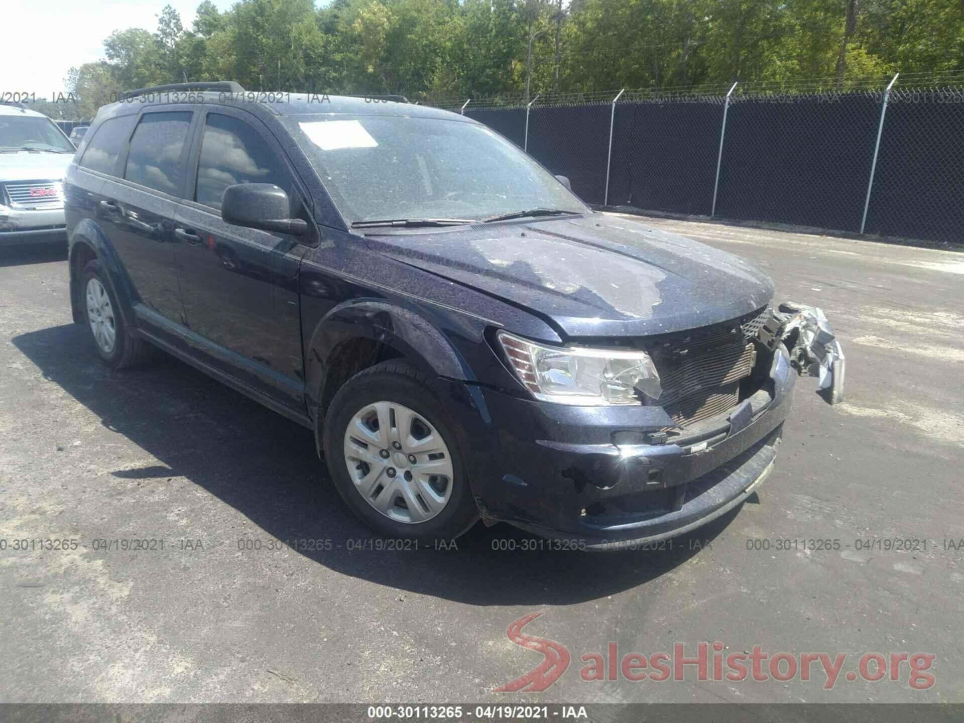 3C4PDCAB4JT170872 2018 DODGE JOURNEY