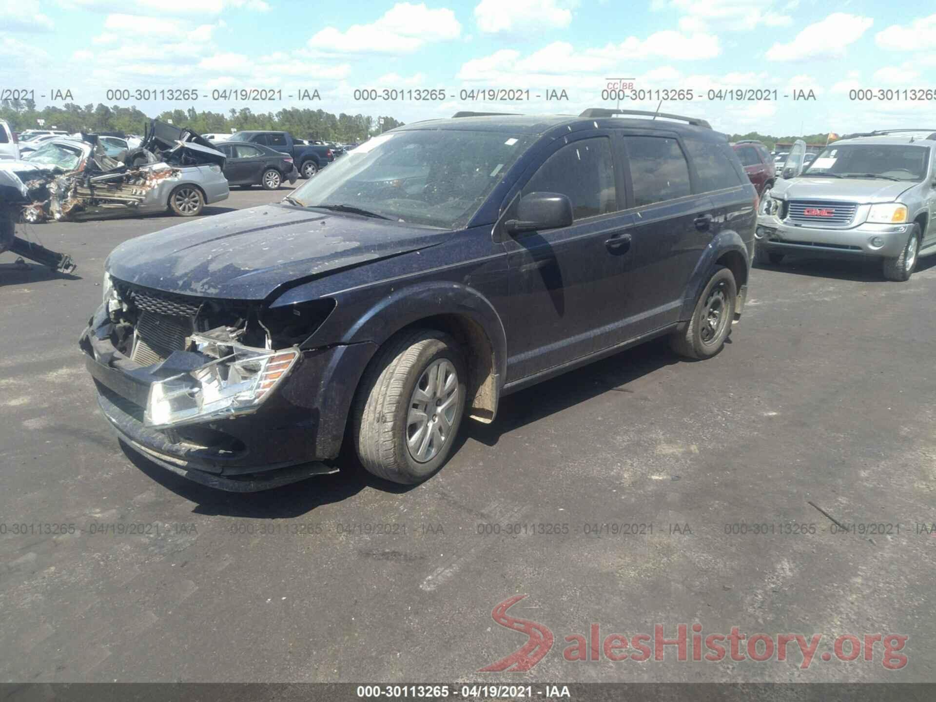 3C4PDCAB4JT170872 2018 DODGE JOURNEY