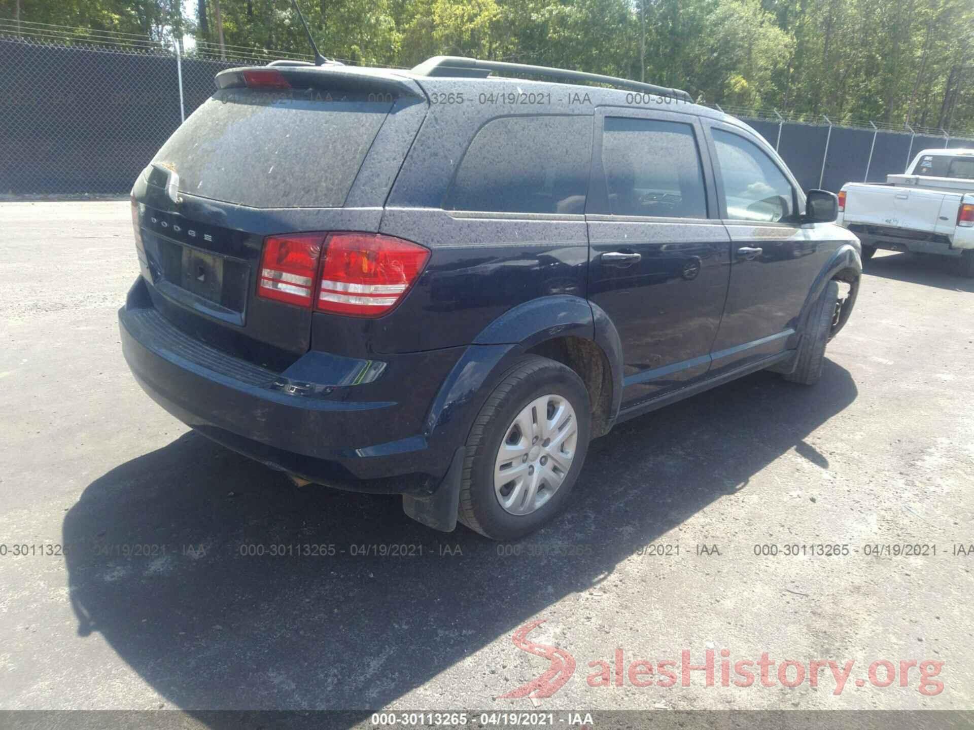 3C4PDCAB4JT170872 2018 DODGE JOURNEY