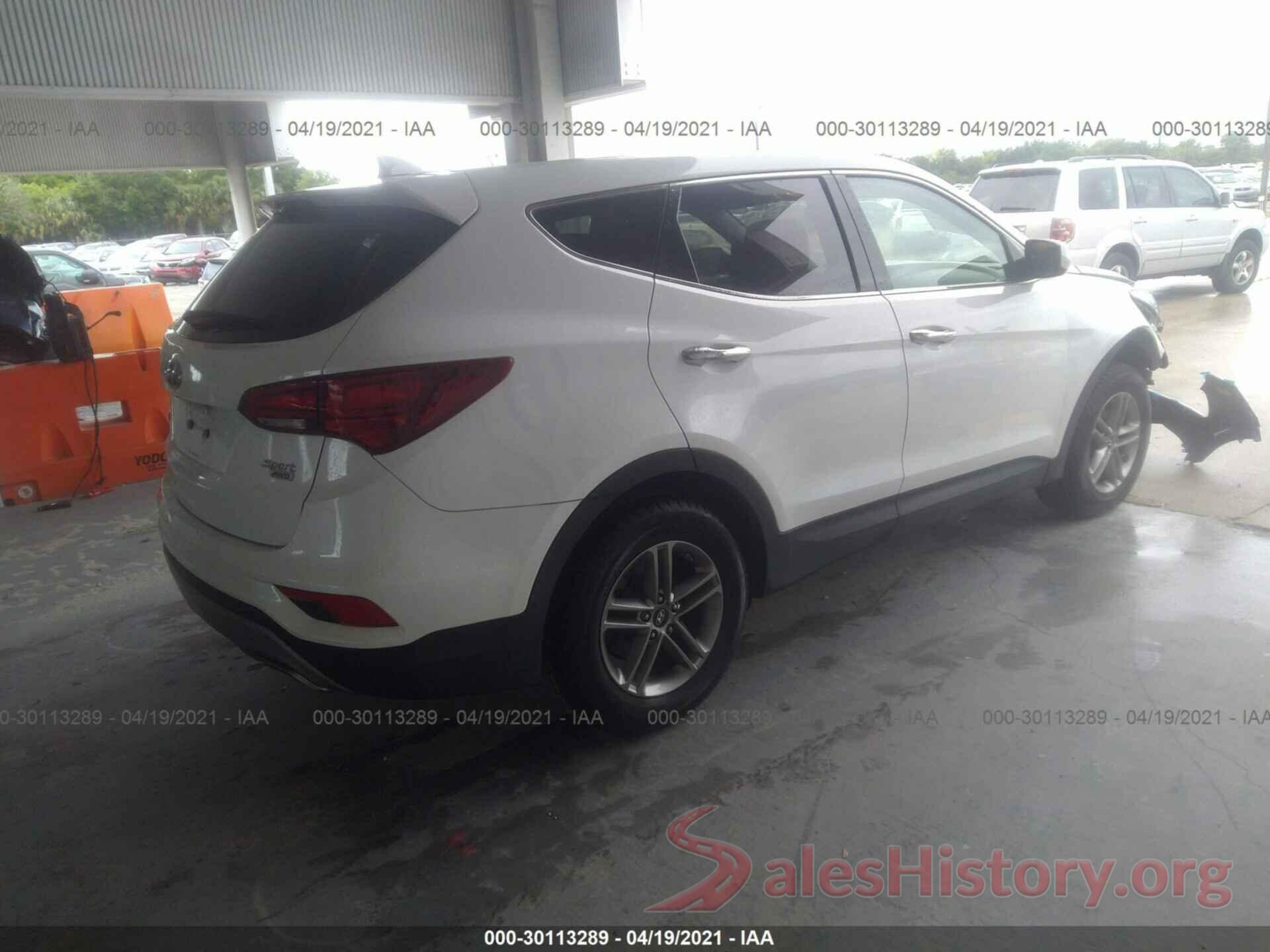 5NMZTDLB3HH011797 2017 HYUNDAI SANTA FE SPORT