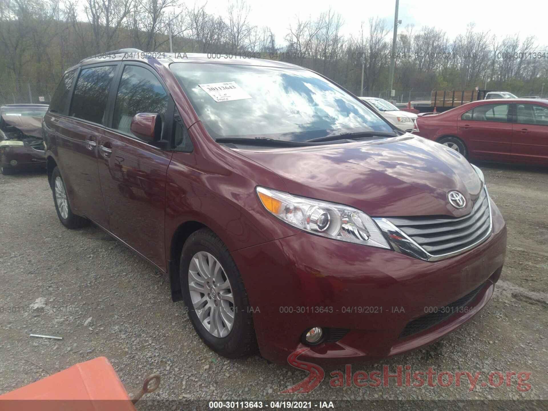 5TDYK3DC0GS714012 2016 TOYOTA SIENNA