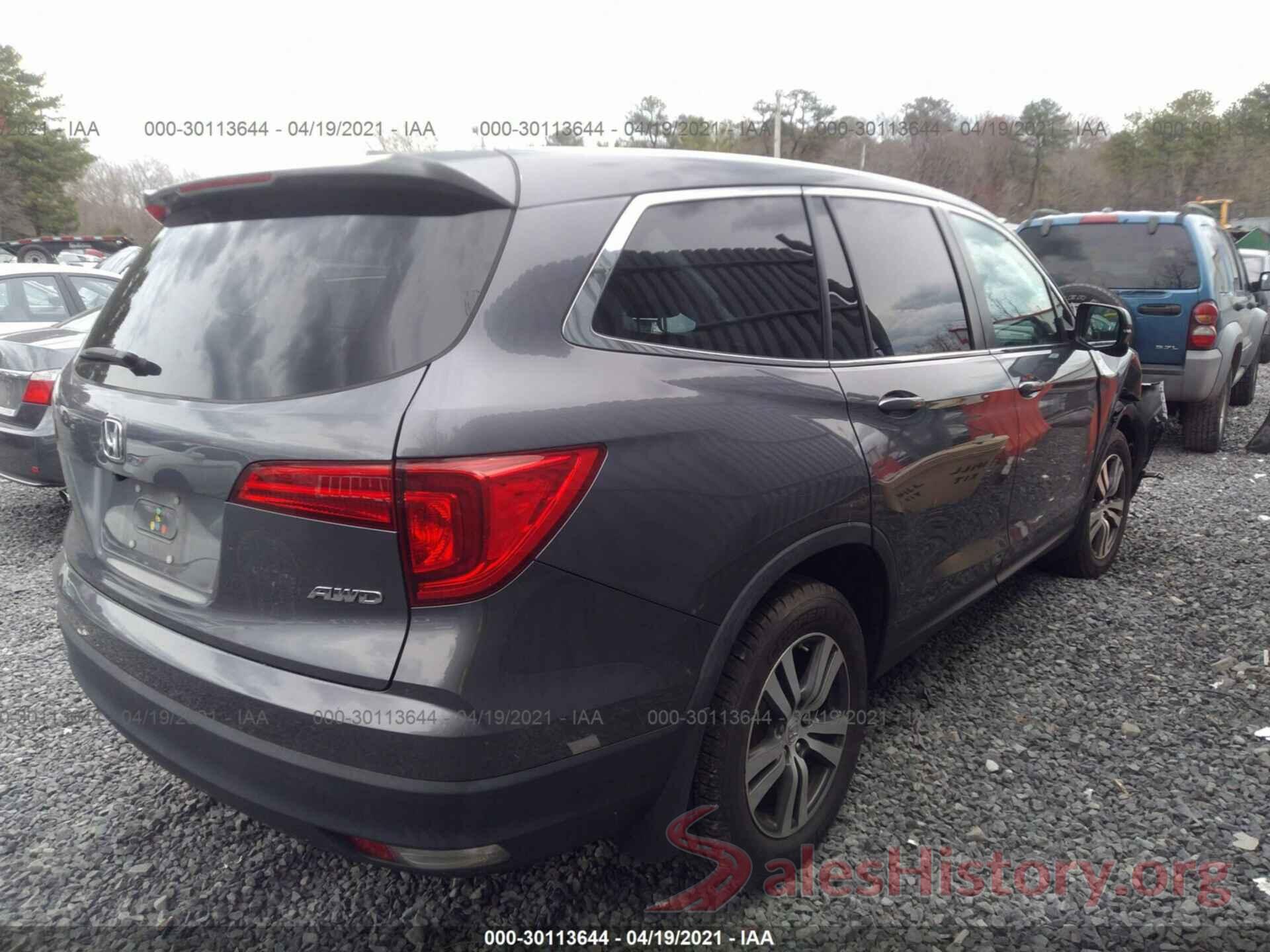 5FNYF6H82GB092769 2016 HONDA PILOT