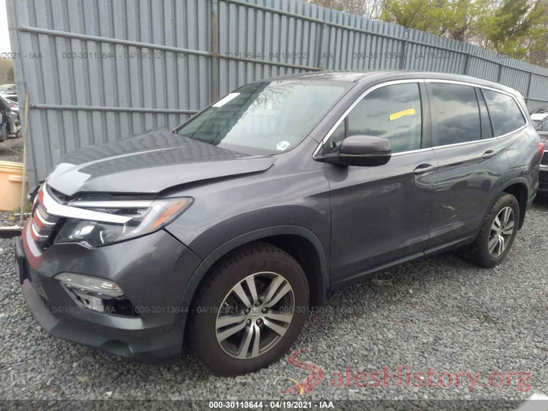 5FNYF6H82GB092769 2016 HONDA PILOT