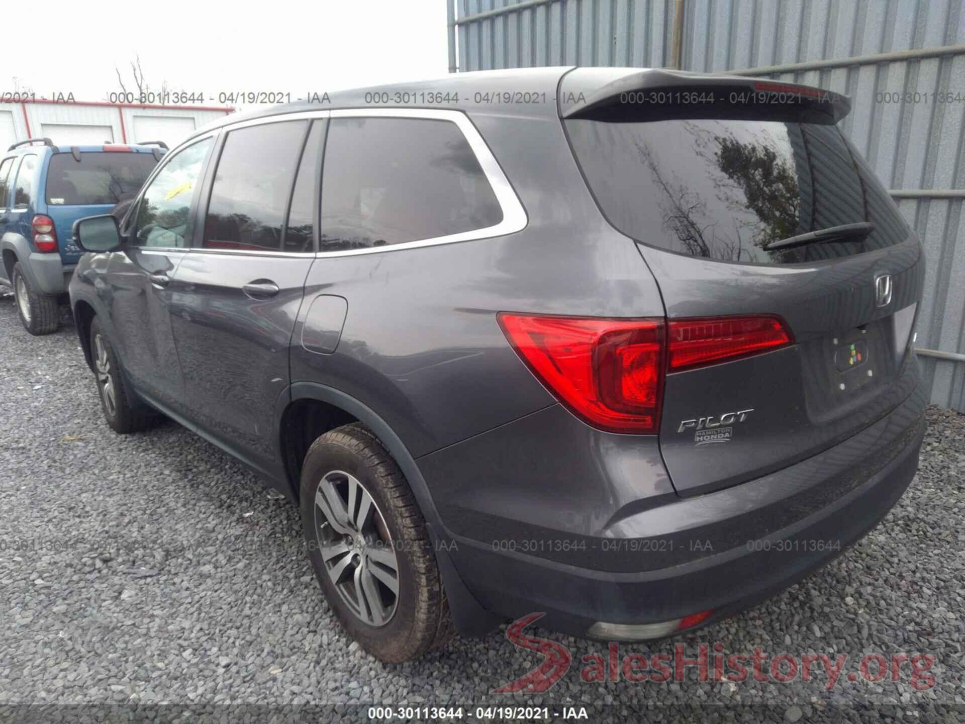 5FNYF6H82GB092769 2016 HONDA PILOT