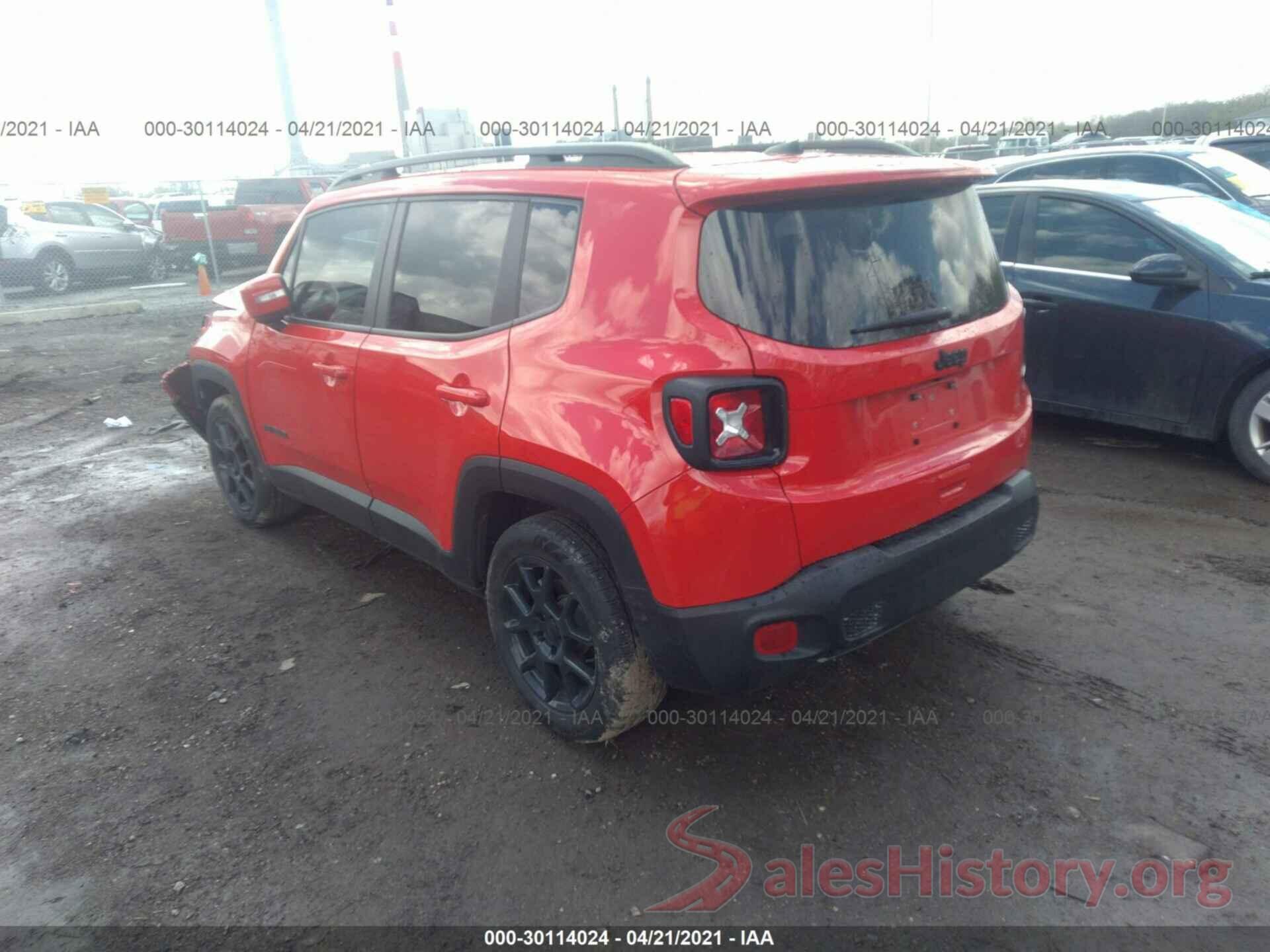 ZACNJABB4LPL16374 2020 JEEP RENEGADE