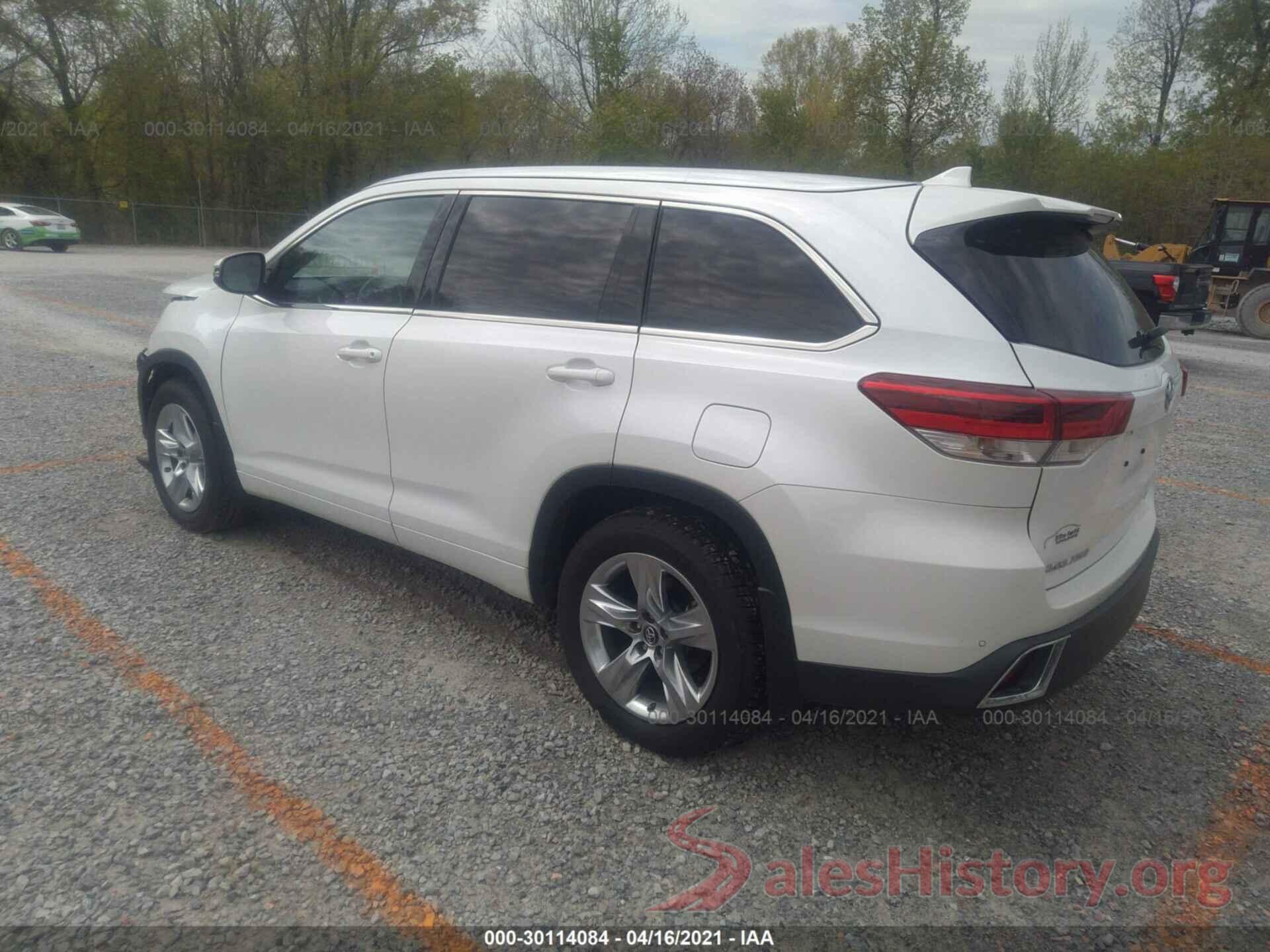 5TDDZRFH5HS357370 2017 TOYOTA HIGHLANDER