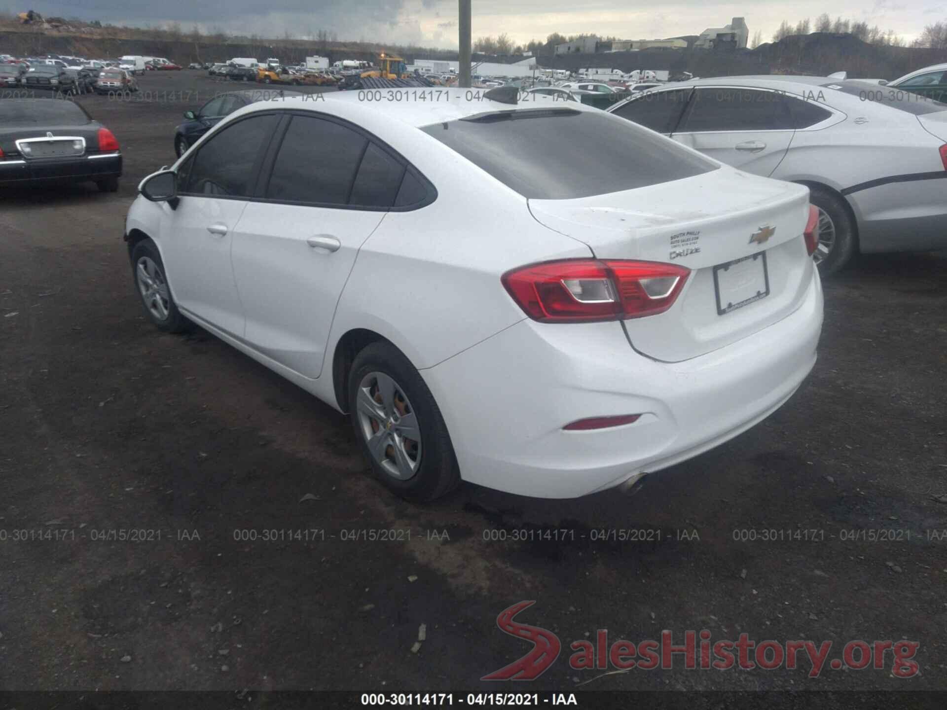 1G1BB5SM0G7283283 2016 CHEVROLET CRUZE