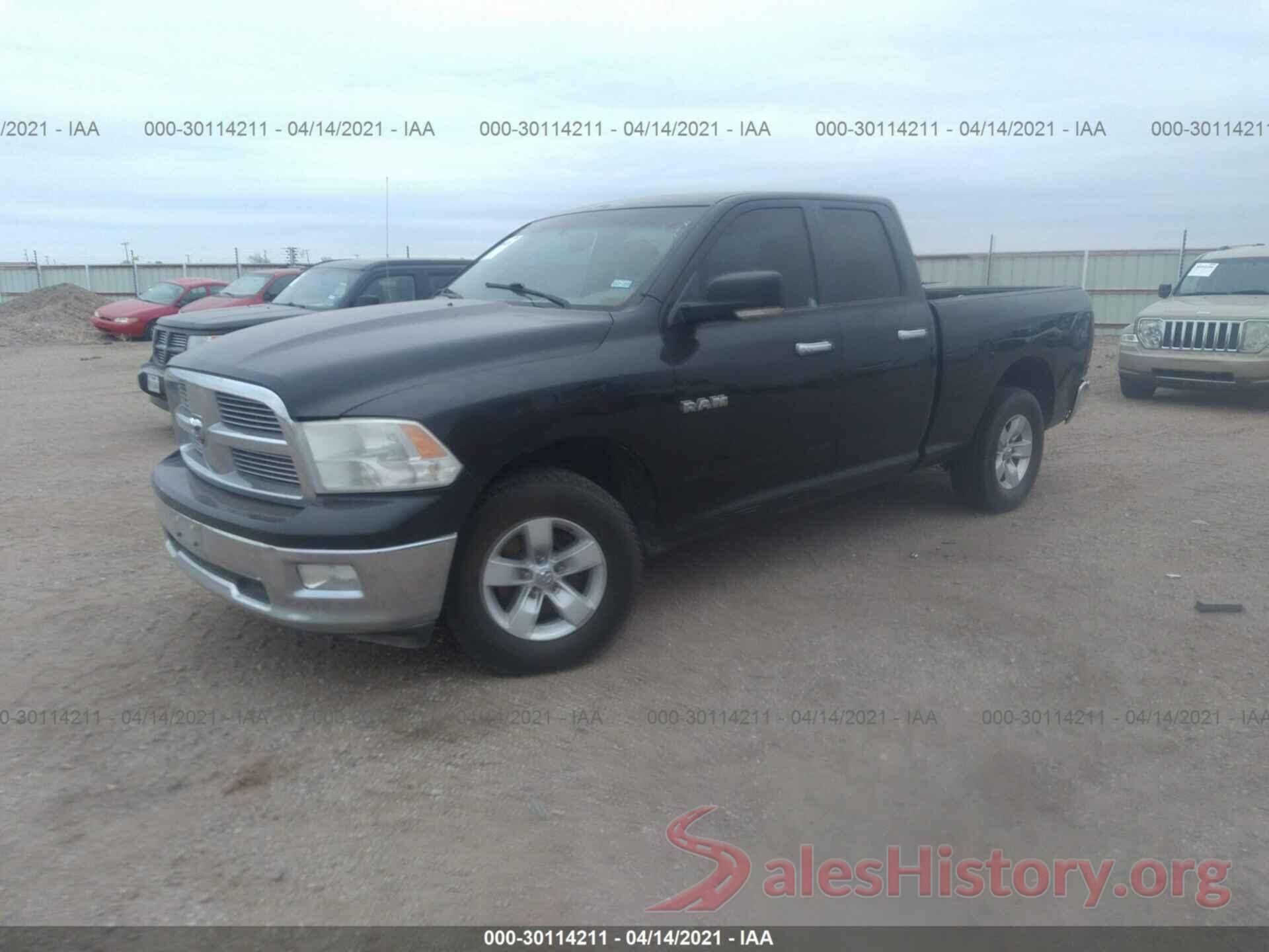 5XXGT4L33HG134093 2010 DODGE RAM 1500