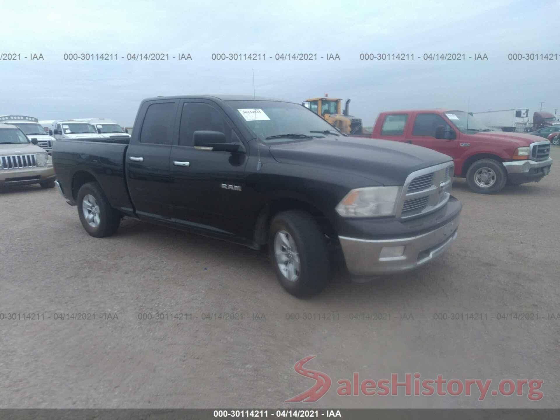 5XXGT4L33HG134093 2010 DODGE RAM 1500