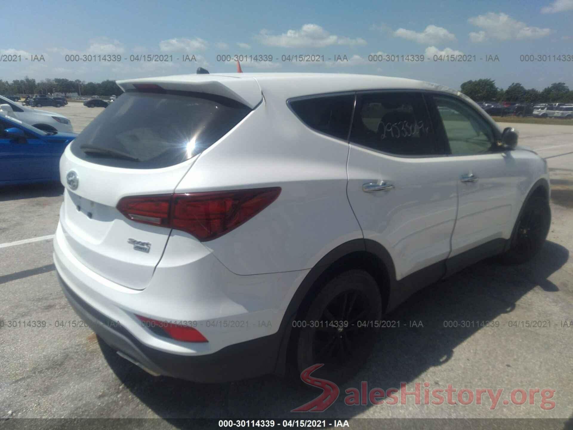 5NMZTDLBXJH105200 2018 HYUNDAI SANTA FE SPORT