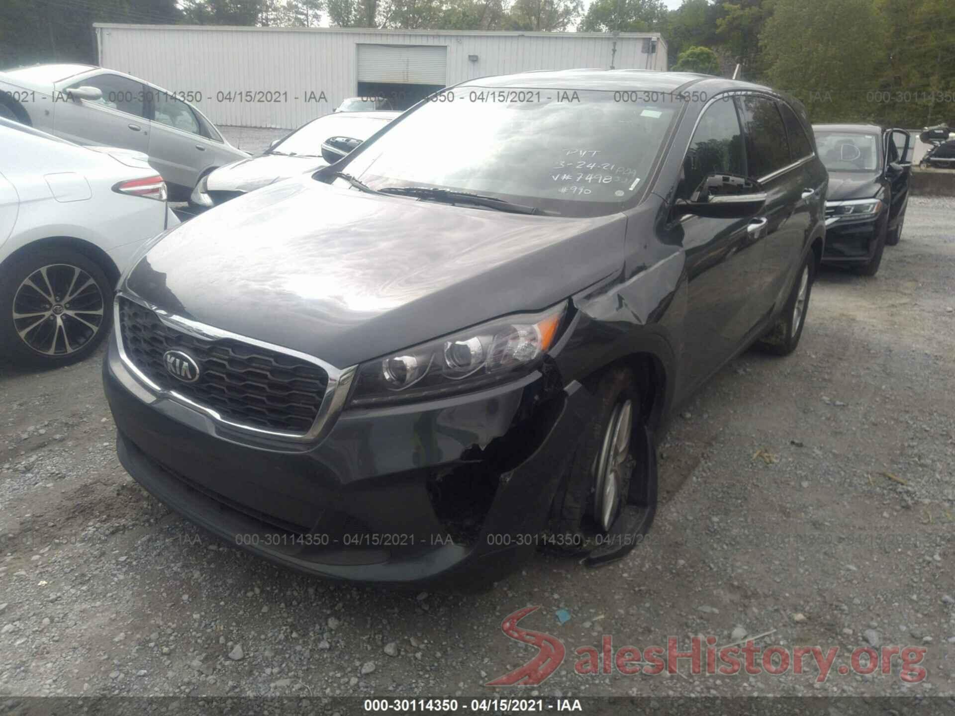 5XYPG4A50LG627498 2020 KIA SORENTO