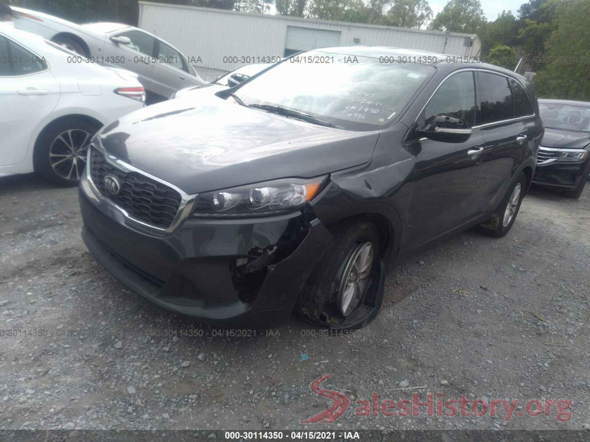 5XYPG4A50LG627498 2020 KIA SORENTO