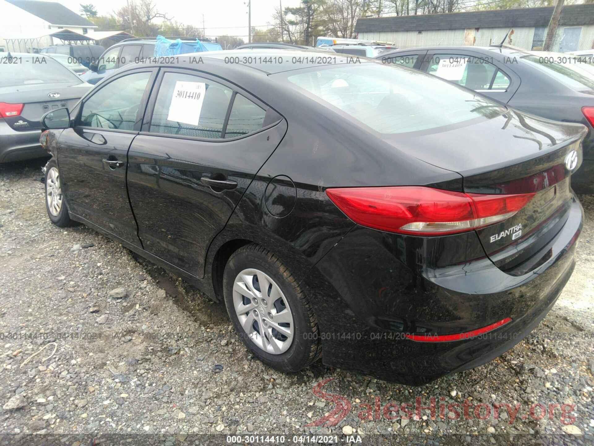 5NPD74LF6JH268611 2018 HYUNDAI ELANTRA