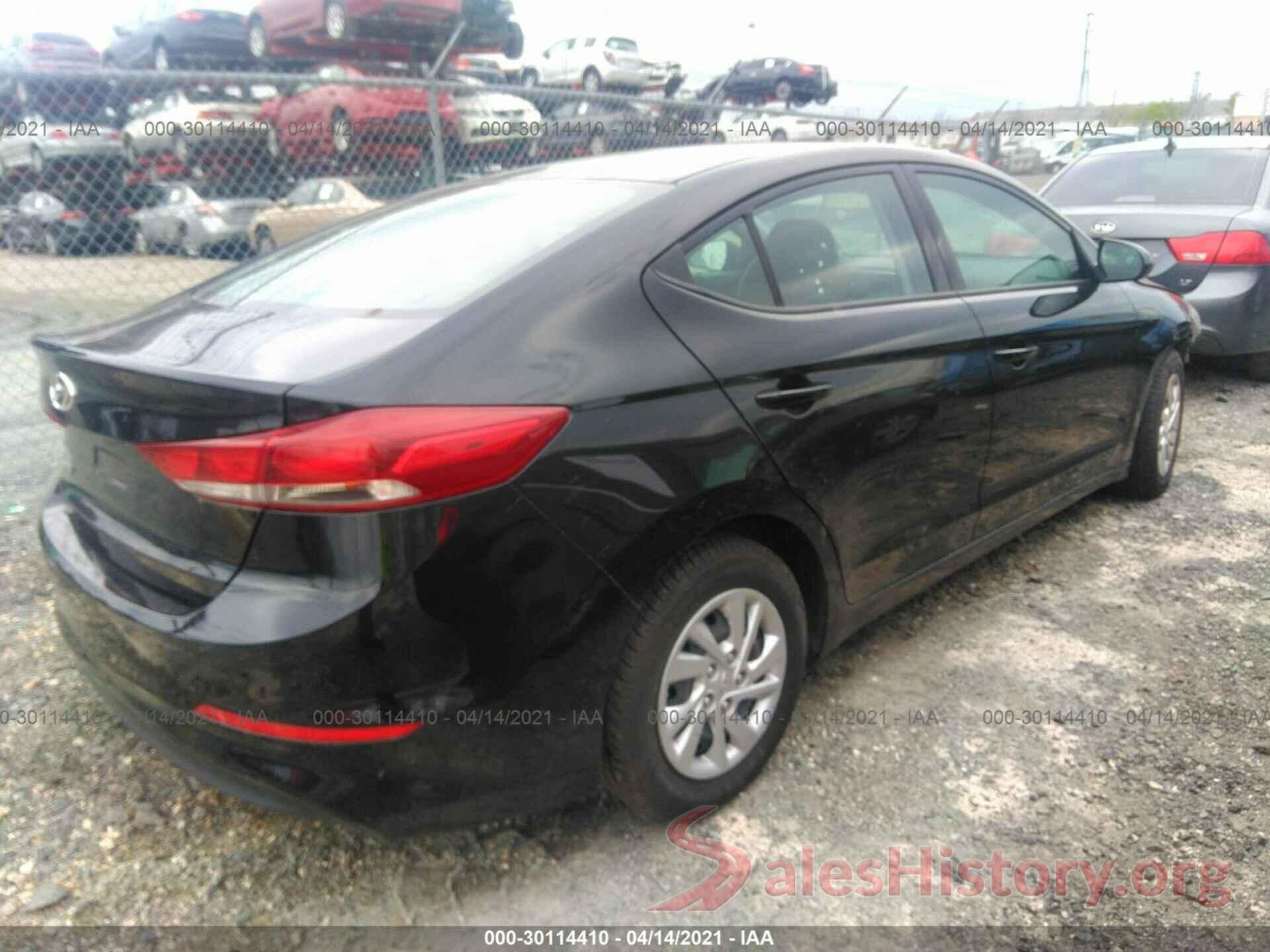 5NPD74LF6JH268611 2018 HYUNDAI ELANTRA