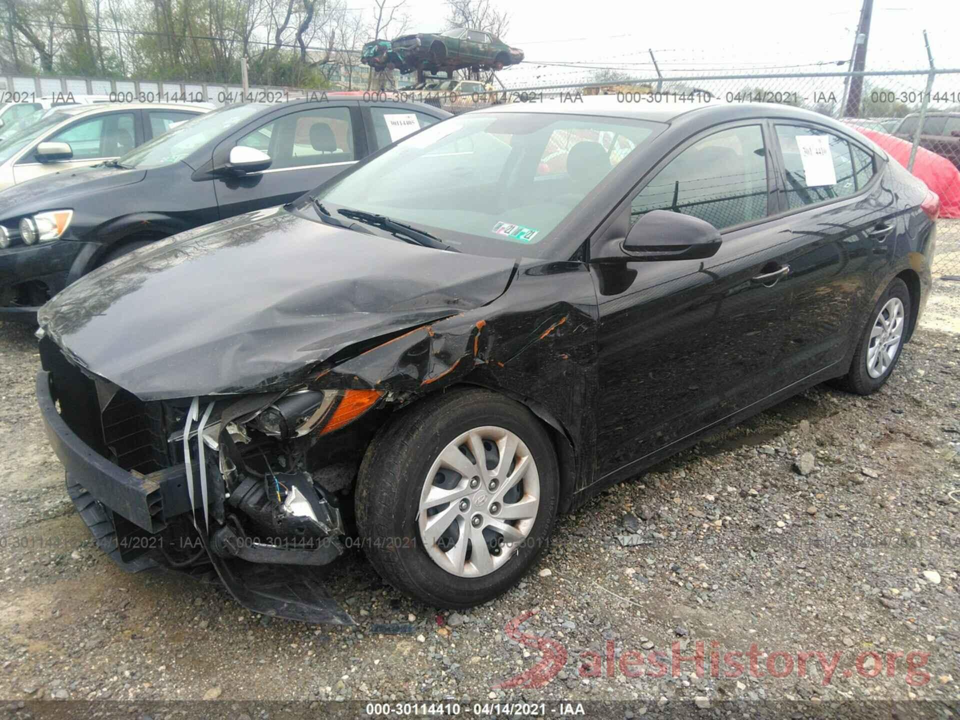 5NPD74LF6JH268611 2018 HYUNDAI ELANTRA