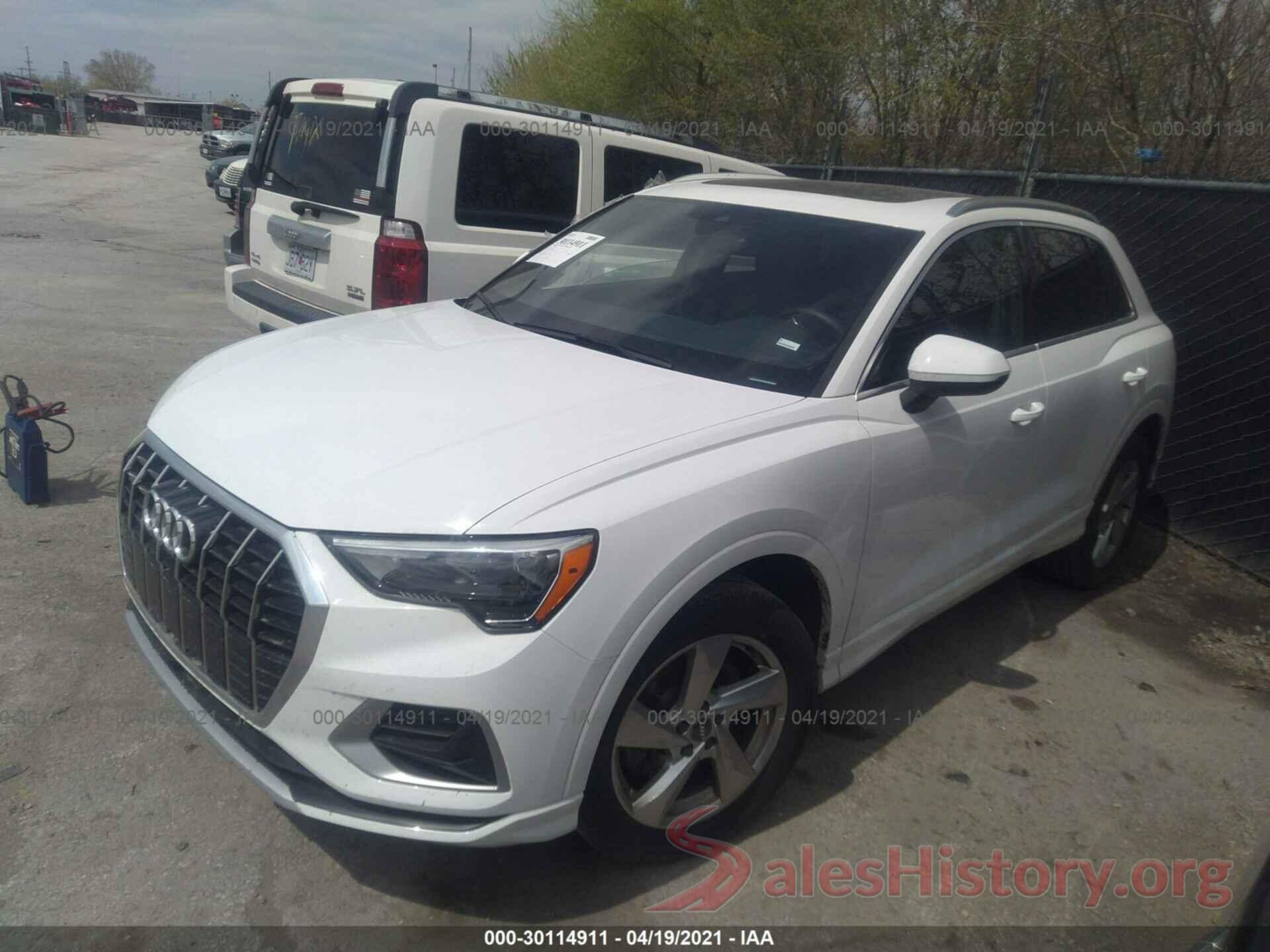 WA1AECF34L1054001 2020 AUDI Q3