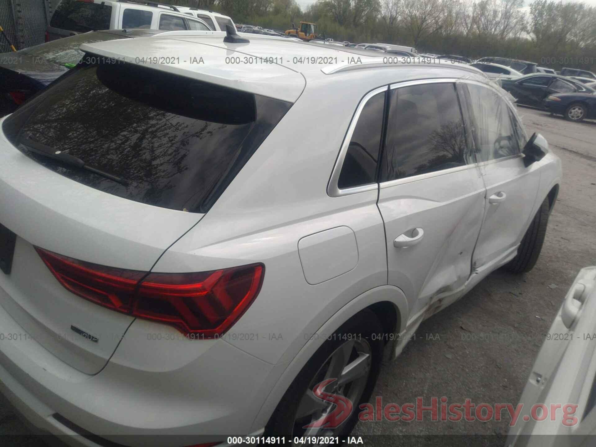 WA1AECF34L1054001 2020 AUDI Q3