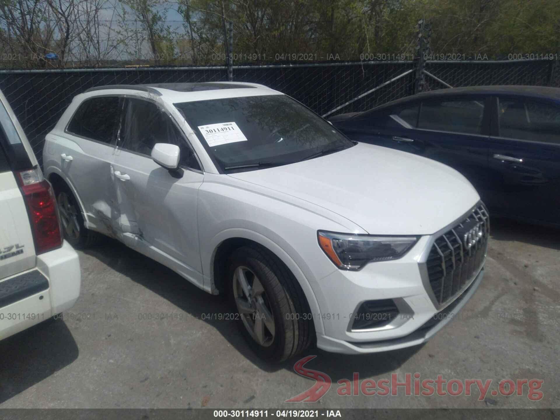 WA1AECF34L1054001 2020 AUDI Q3