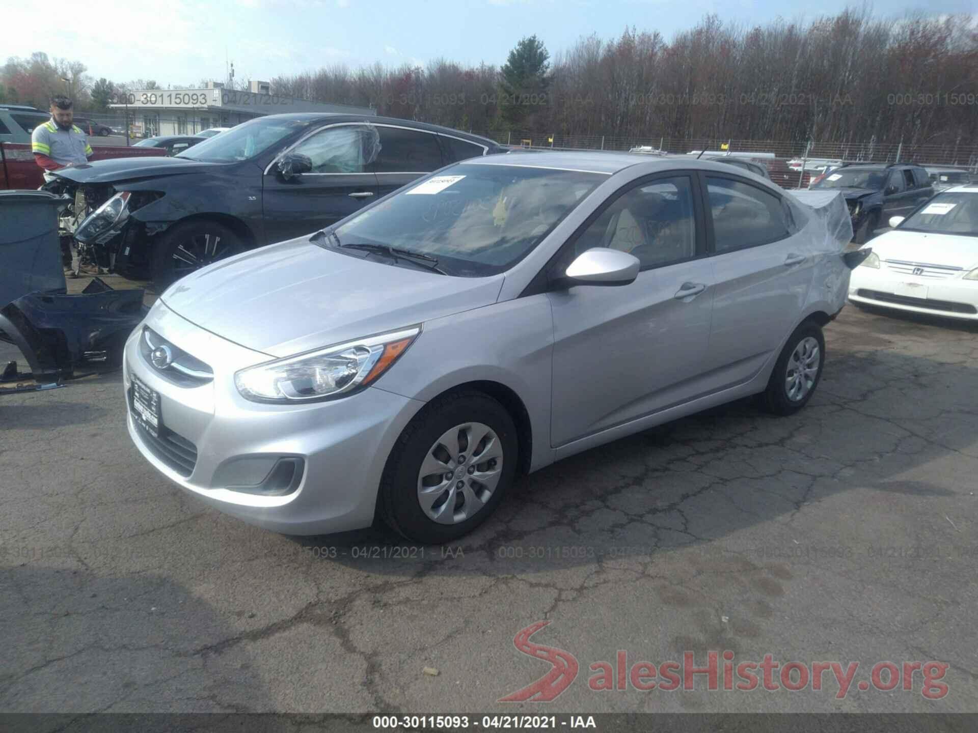 KMHCT4AE1GU013537 2016 HYUNDAI ACCENT