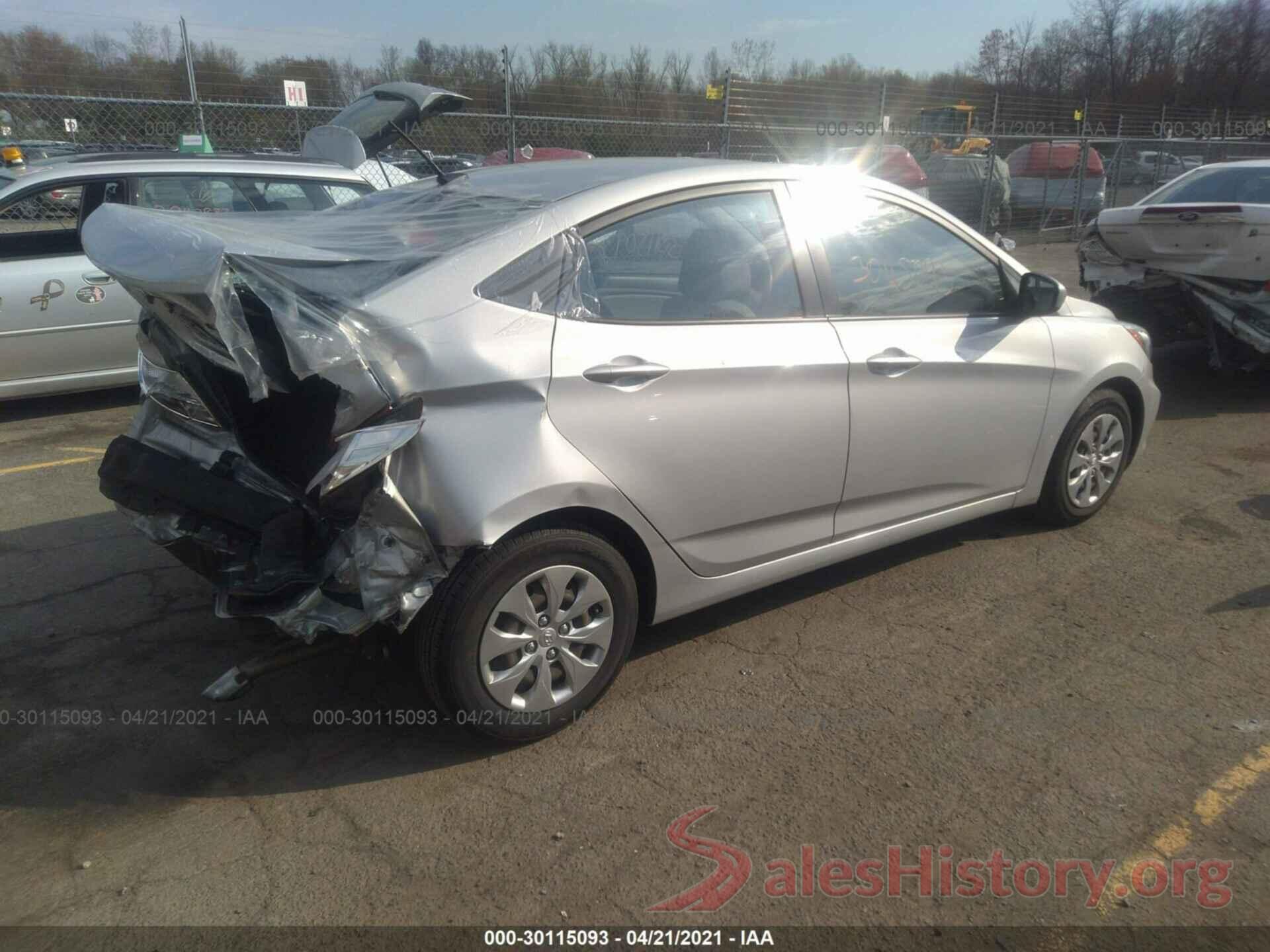 KMHCT4AE1GU013537 2016 HYUNDAI ACCENT