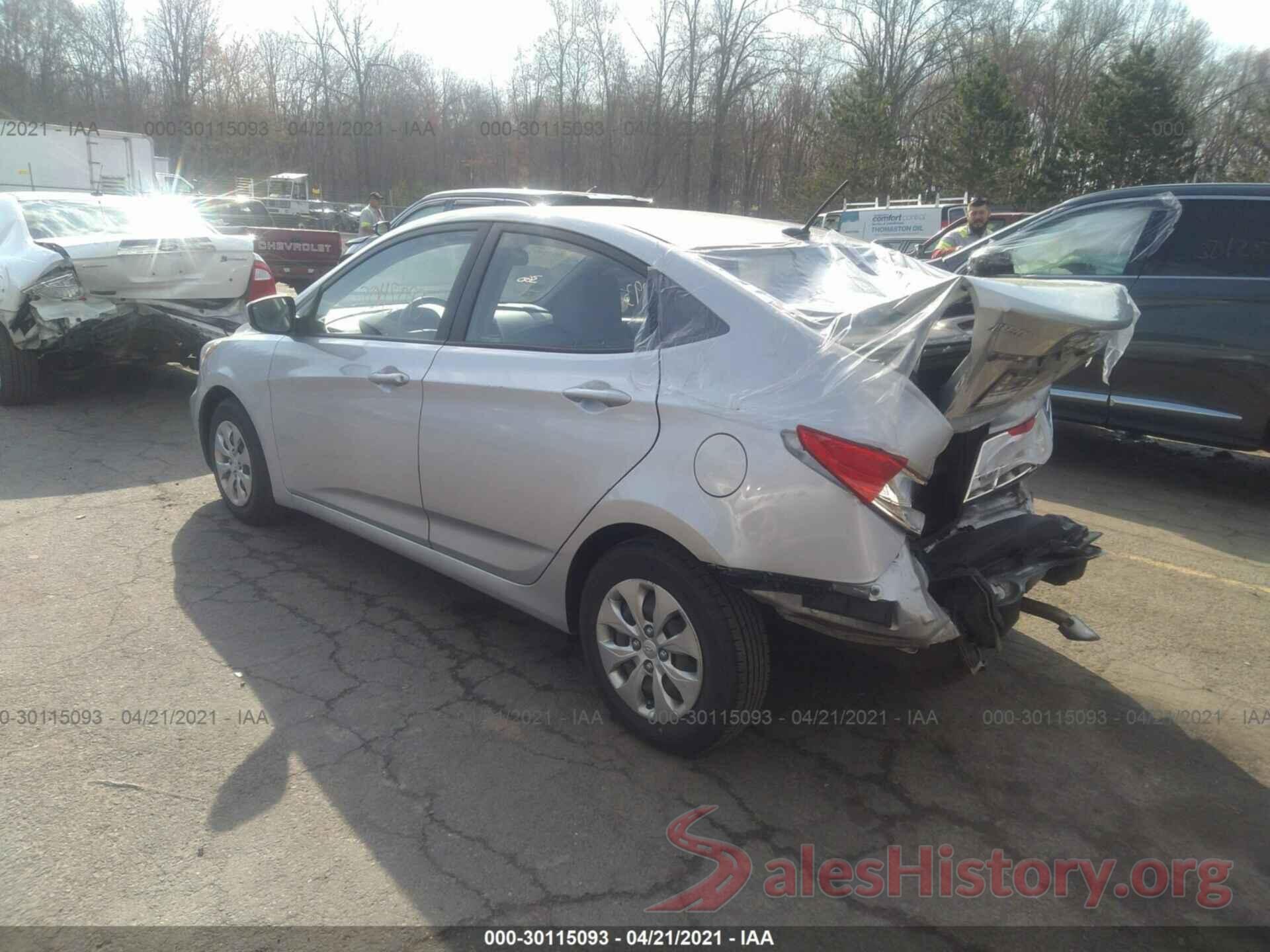 KMHCT4AE1GU013537 2016 HYUNDAI ACCENT