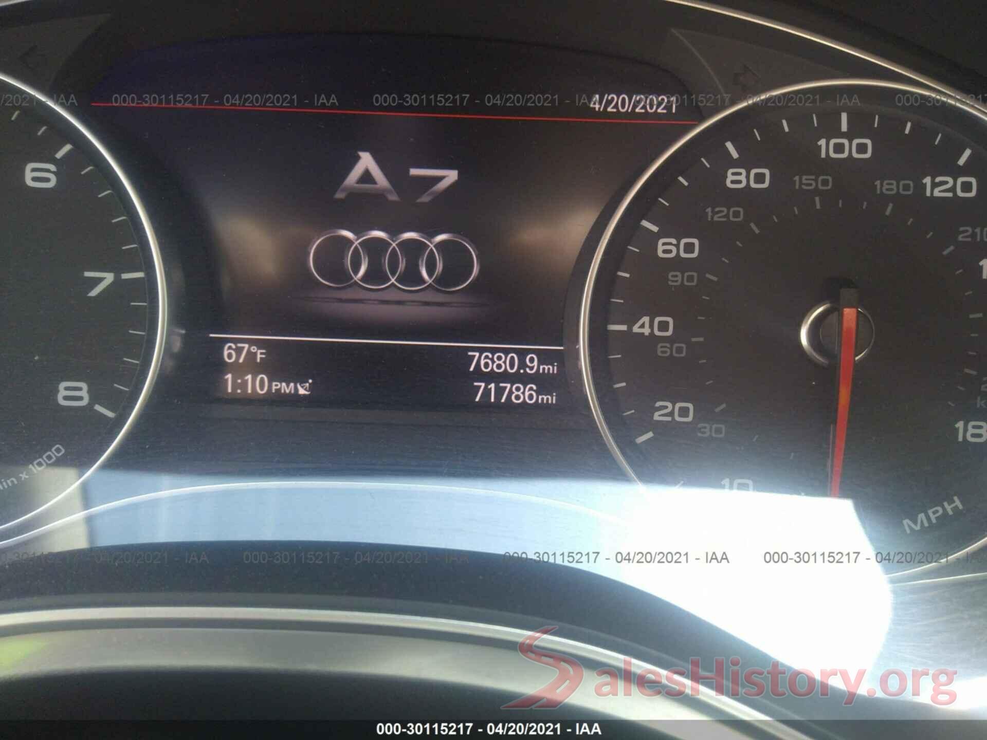 WAUWGAFC0GN052977 2016 AUDI A7