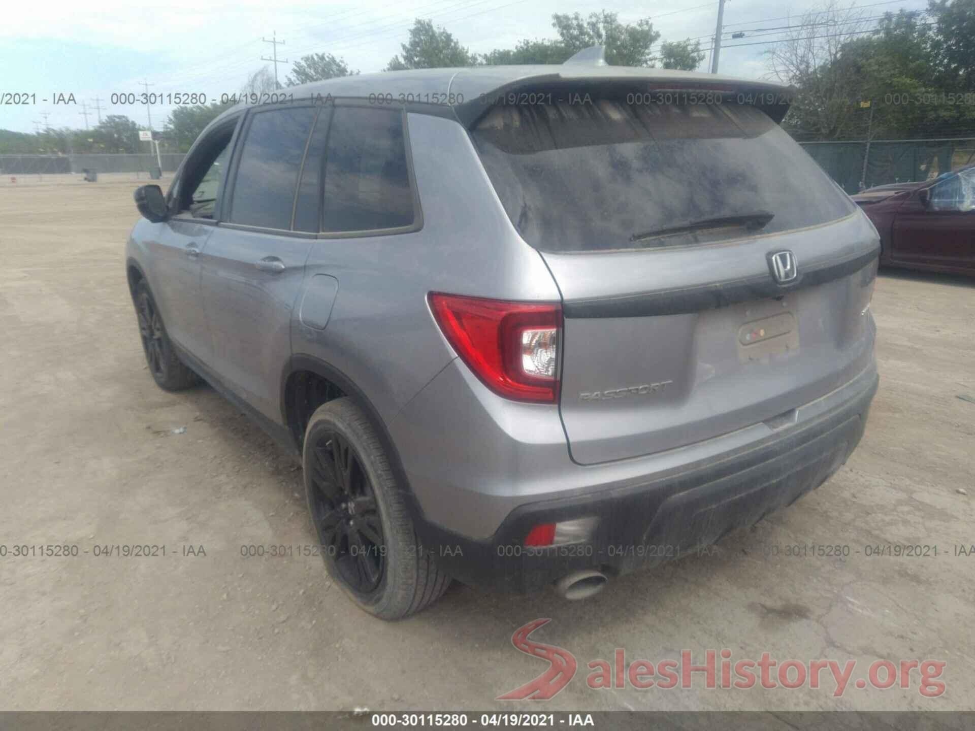 5FNYF7H21KB002487 2019 HONDA PASSPORT