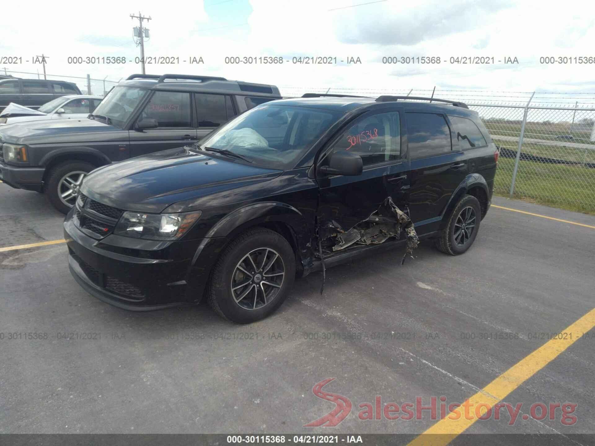 3C4PDCAB7JT521211 2018 DODGE JOURNEY