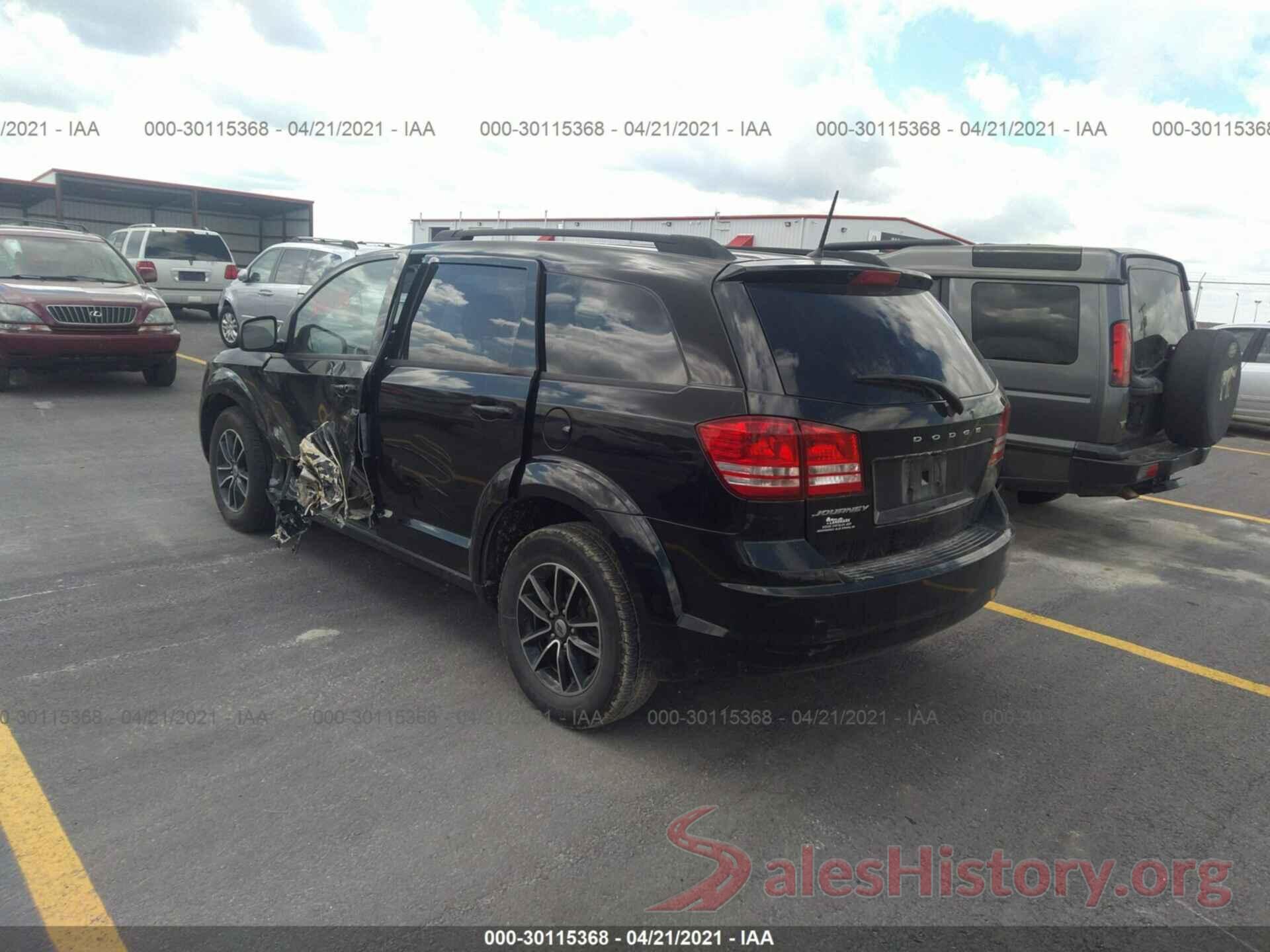 3C4PDCAB7JT521211 2018 DODGE JOURNEY