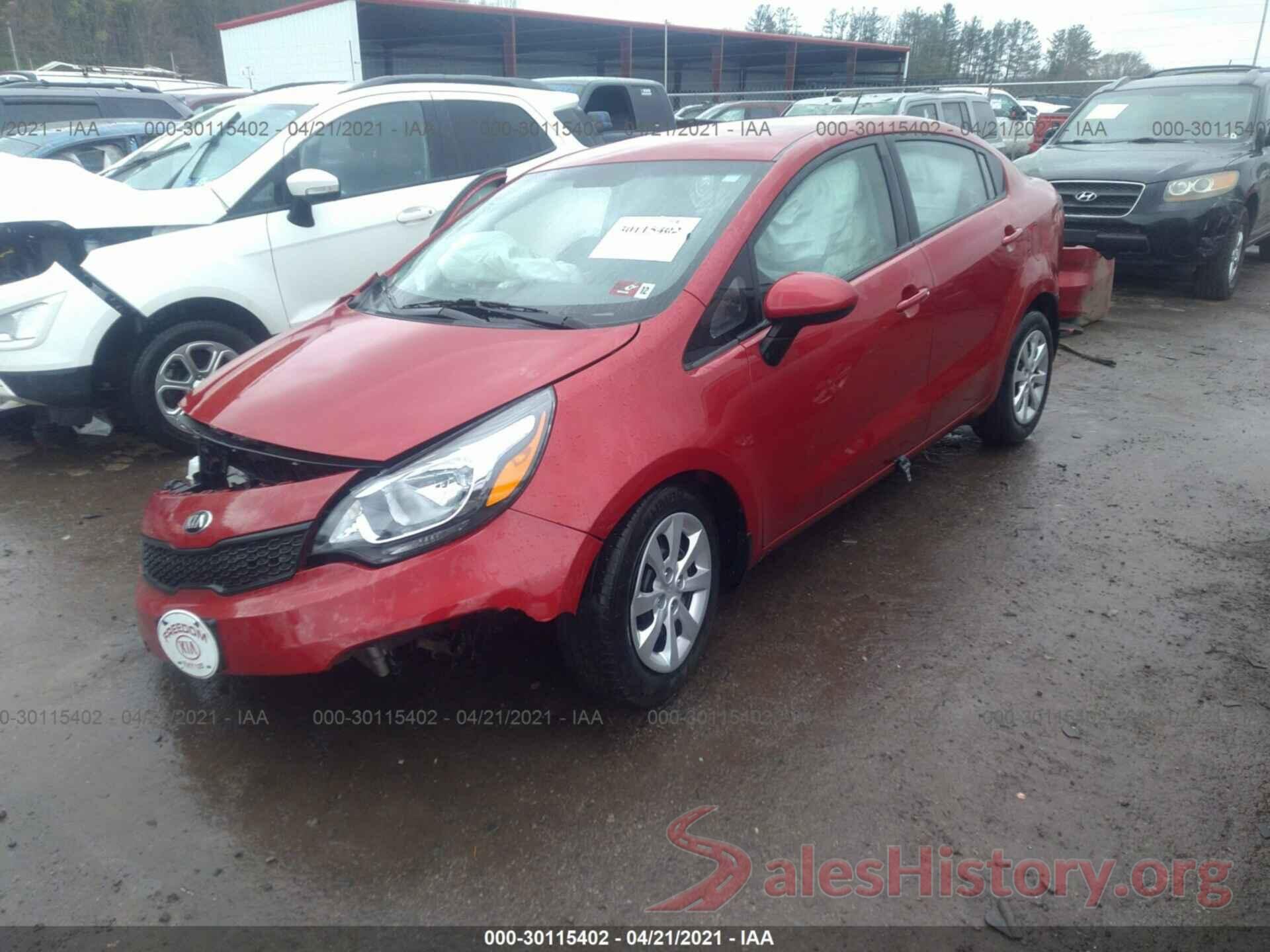 KNADM4A32H6111631 2017 KIA RIO