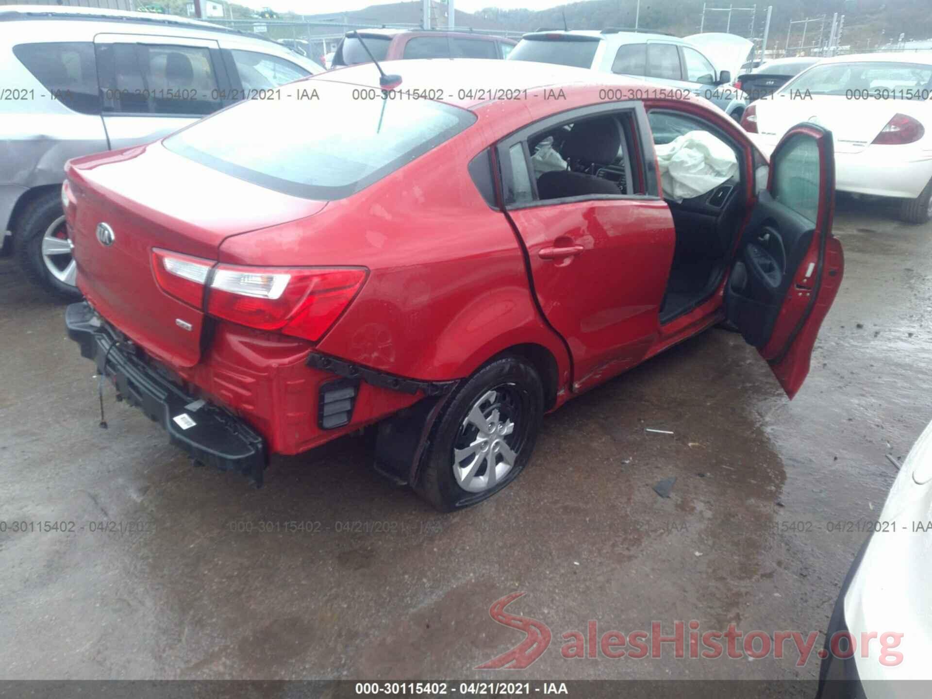 KNADM4A32H6111631 2017 KIA RIO