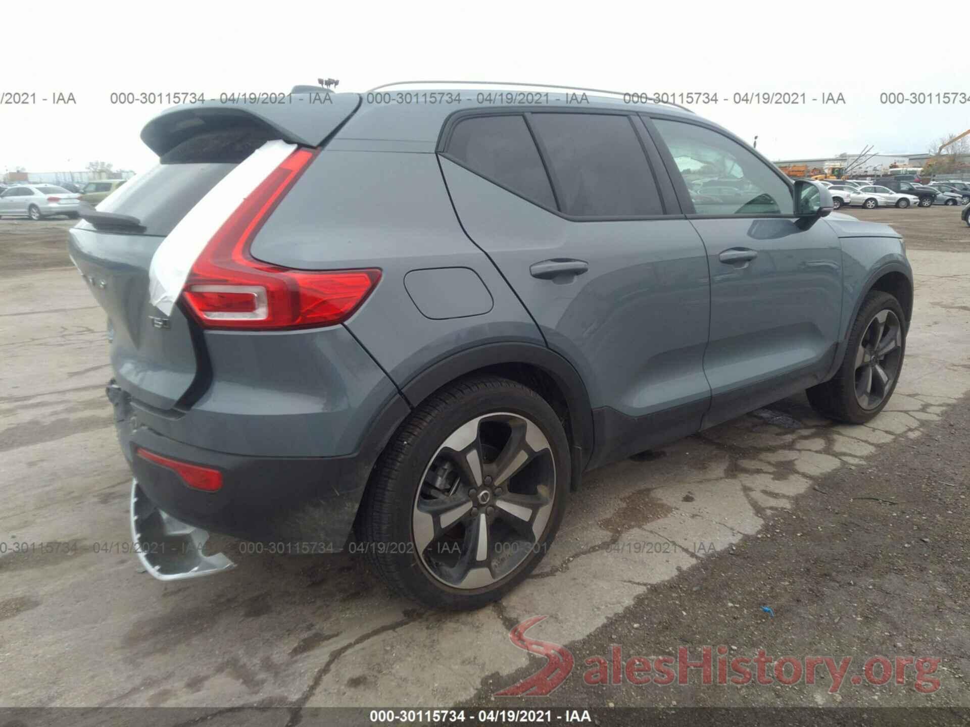 YV4162UK0L2275285 2020 VOLVO XC40