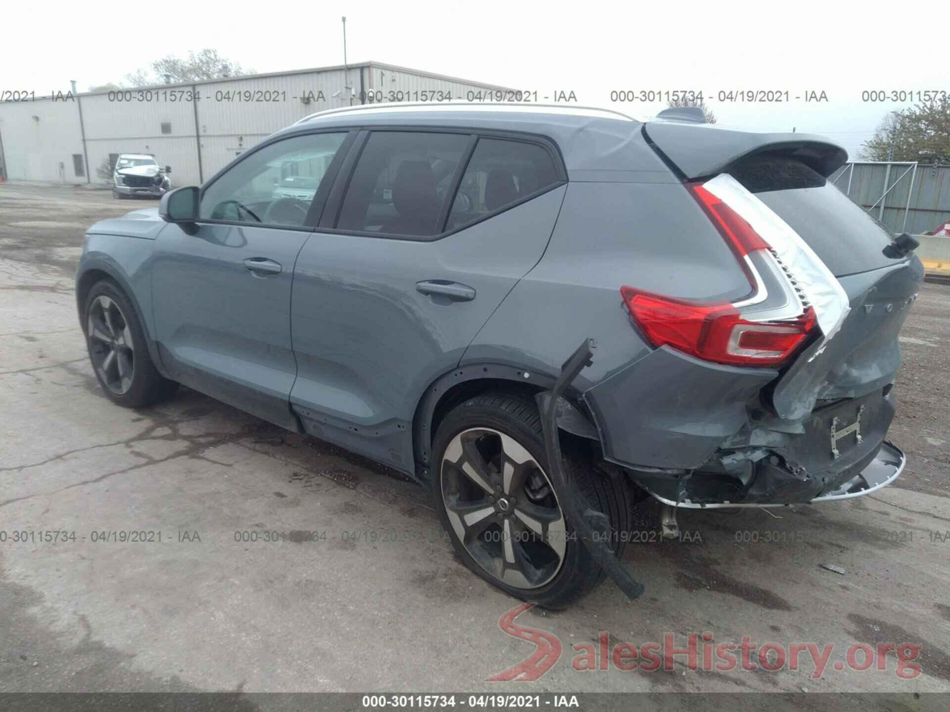 YV4162UK0L2275285 2020 VOLVO XC40